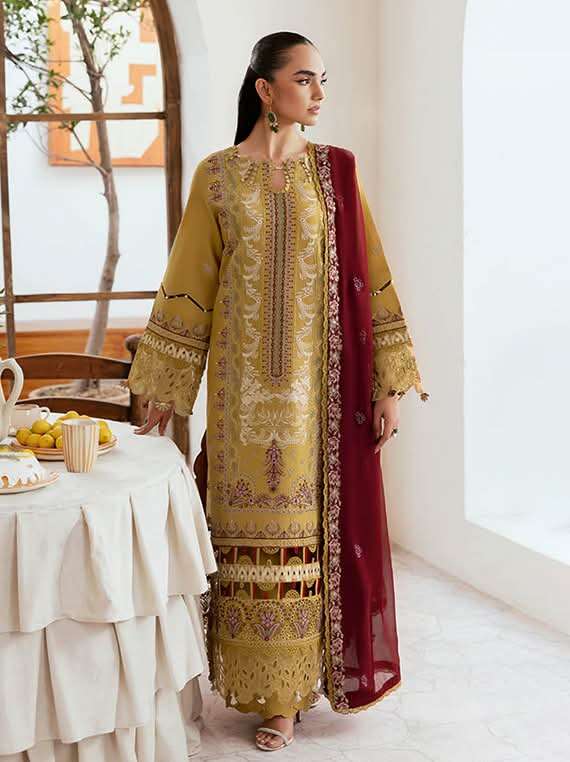 Ghazal Luxury Lawn Vol 4 by Model & Open Pic by Ramsha-03