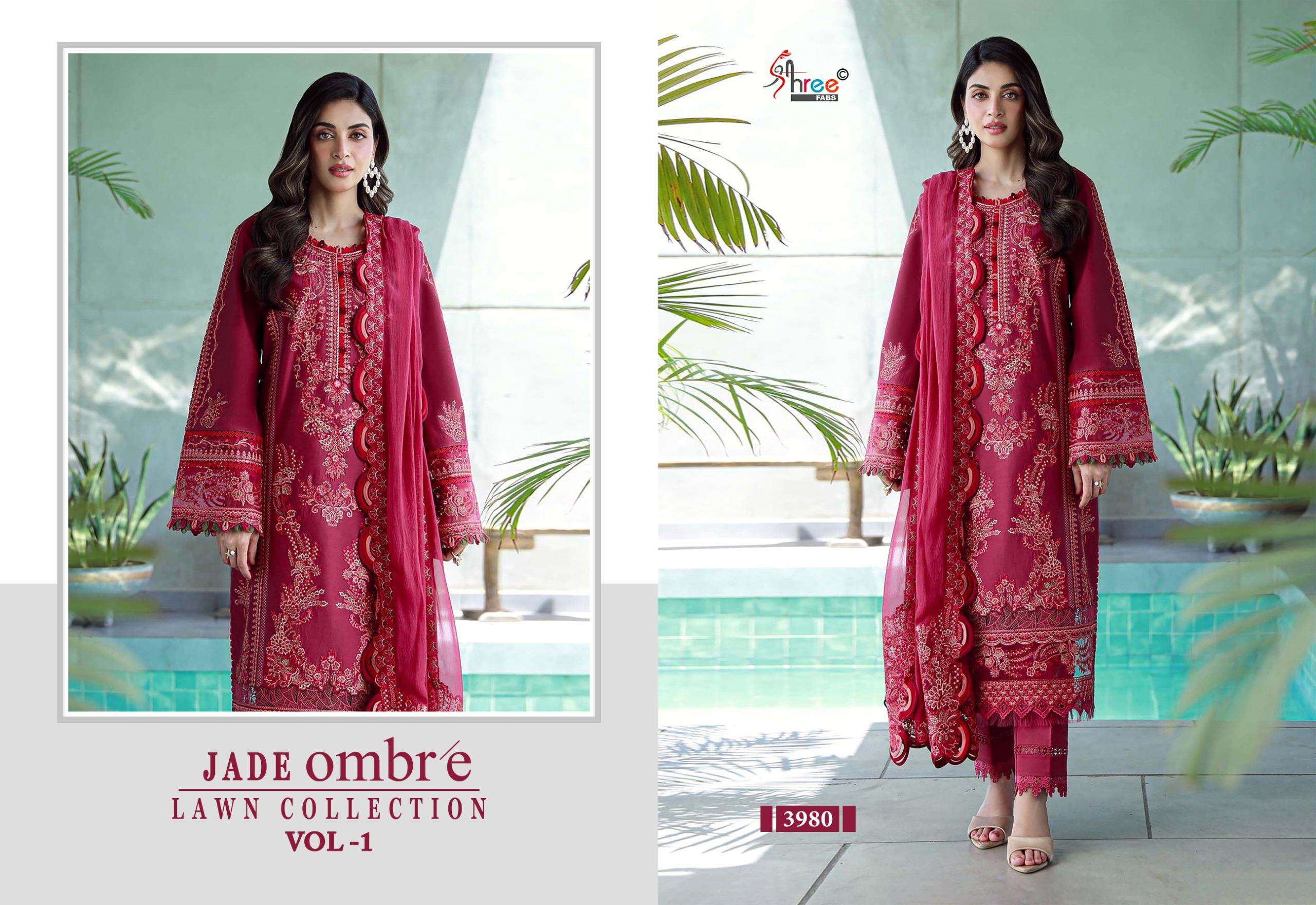 JADE OMBRE lawn collection vol-1 SHREE-02