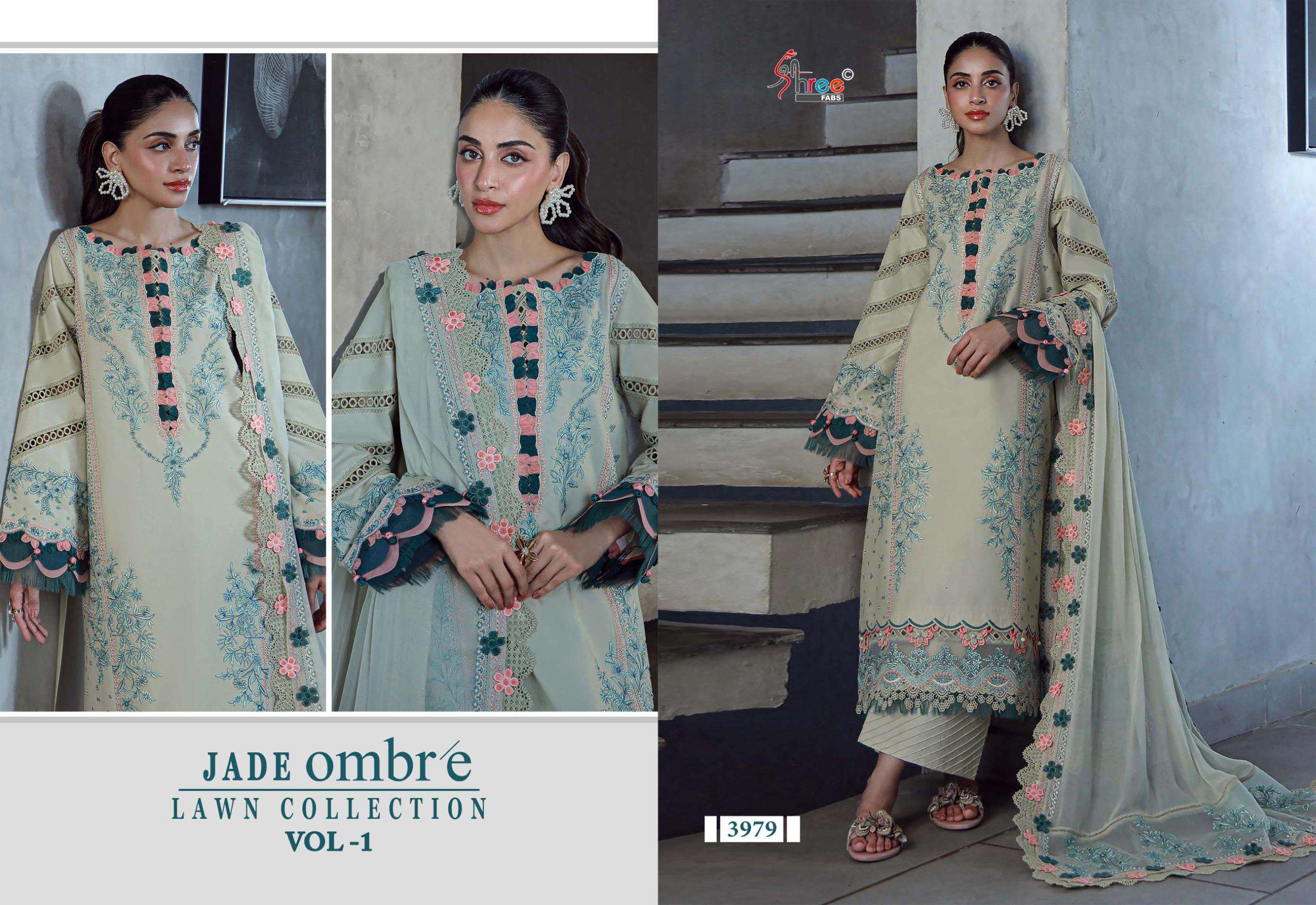 JADE OMBRE lawn collection vol-1 SHREE-03