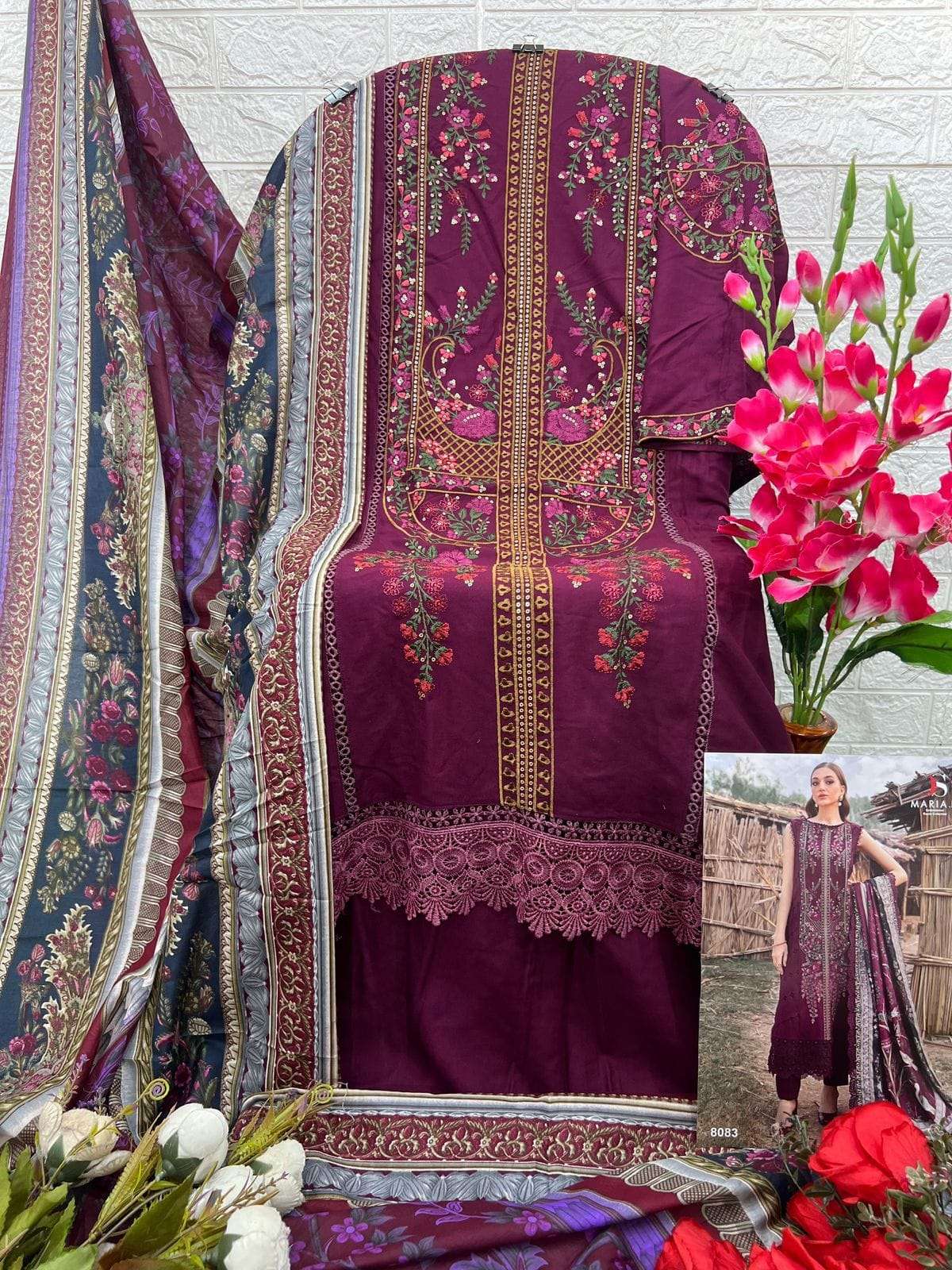 MARIA B Emb 8083 Rayon Collection by DEEPSY SUITS-01