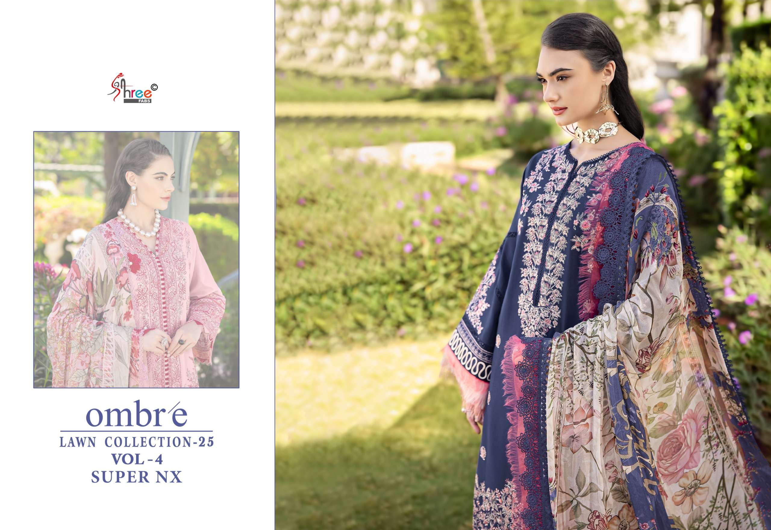 OMBRE LAWN COLLECTION -2025 VOL-4 SUPER NX BY SHREE-03