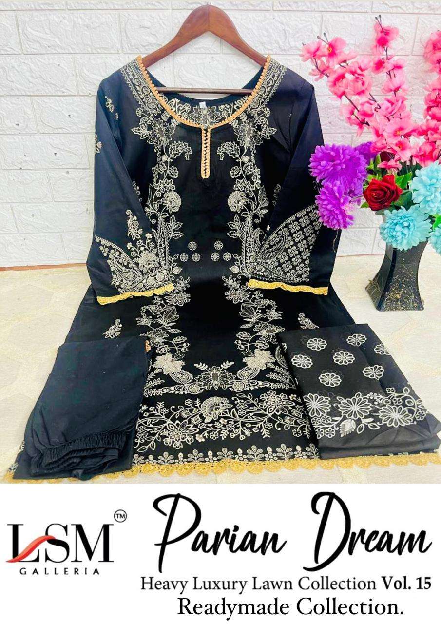 PARIAN DREAM READYMADE HEAVY LUXURY LAWN COLLECTION VOL 15 BY LSM-01