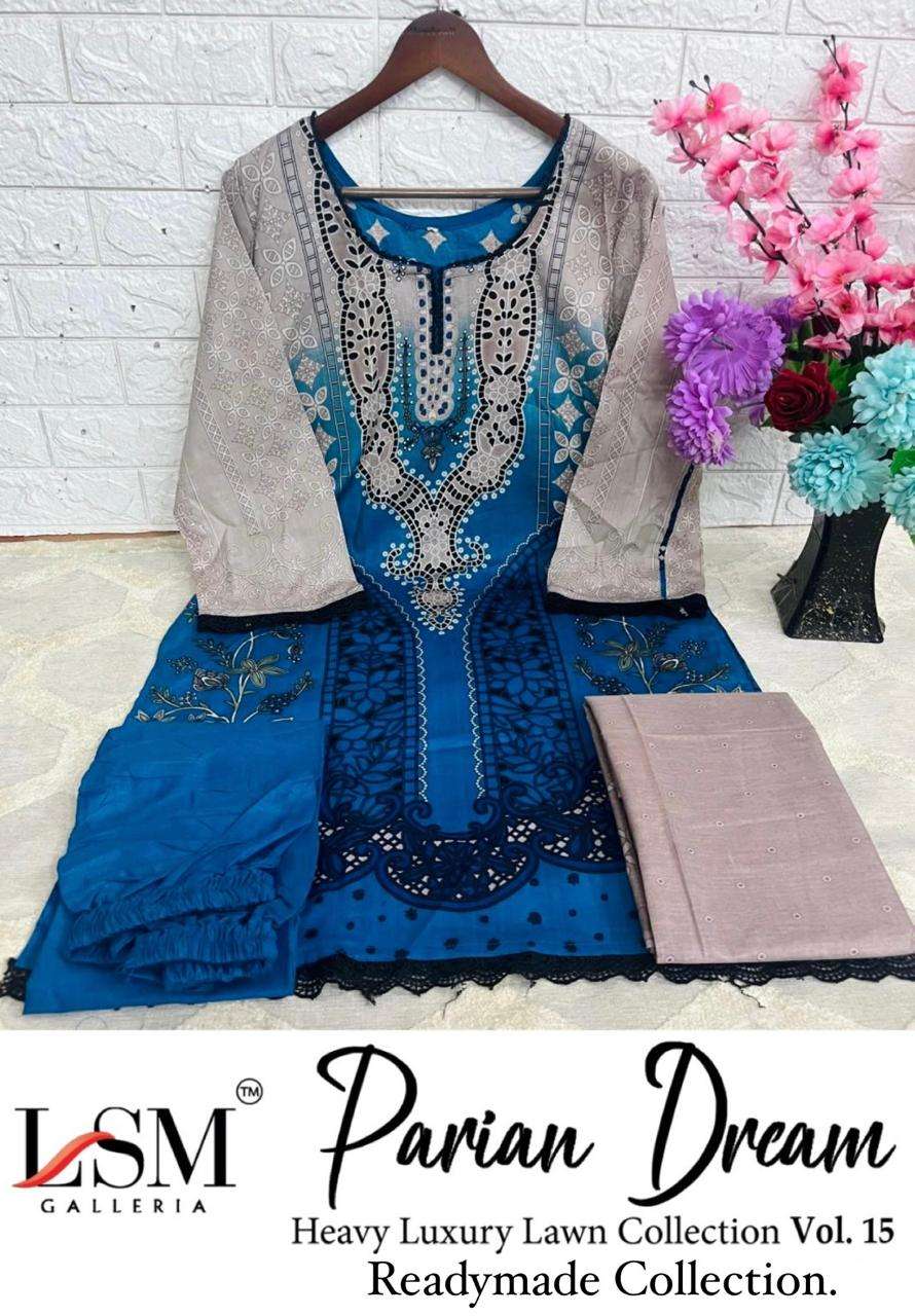 PARIAN DREAM READYMADE HEAVY LUXURY LAWN COLLECTION VOL 15 BY LSM-05
