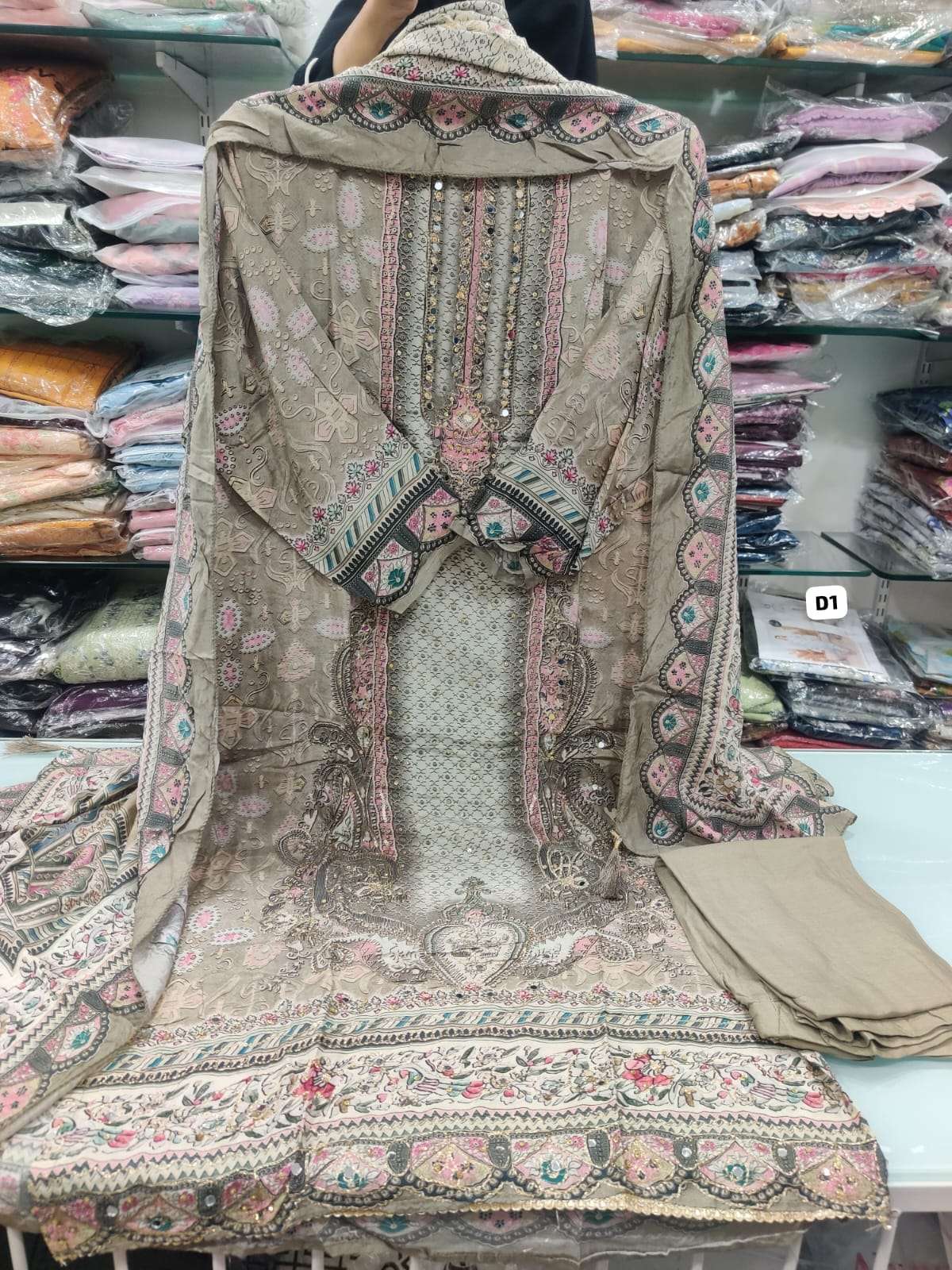 Rtw Falah Maslin Collection code -: 30493 by falah Designer Suits-02