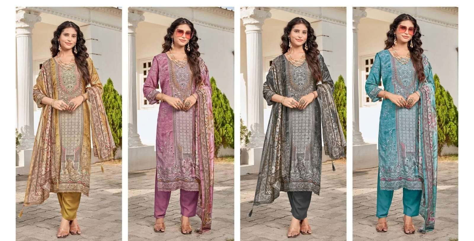 RTW Falah Premium Maslin Collection Code 30476 by Falah Designer Suits-01-04