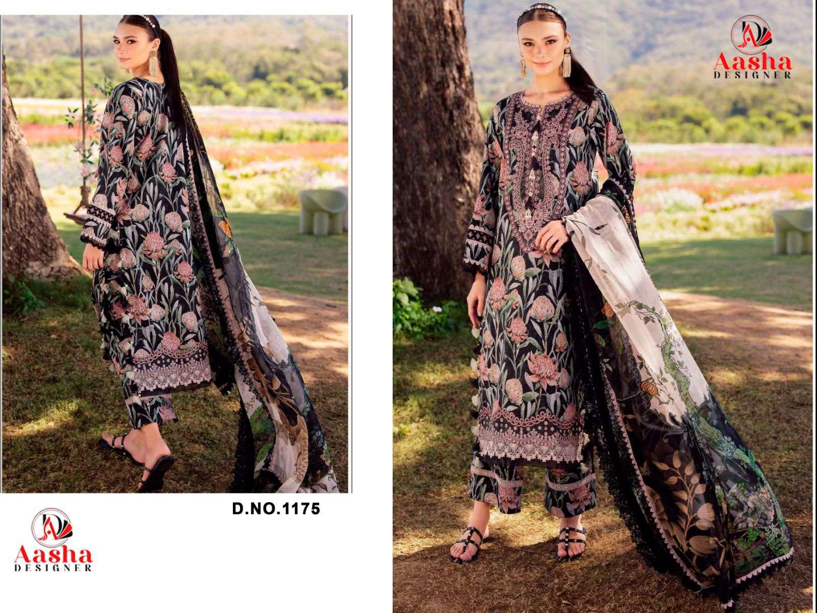 Super hit Design No 1175 AB of Aasha-04