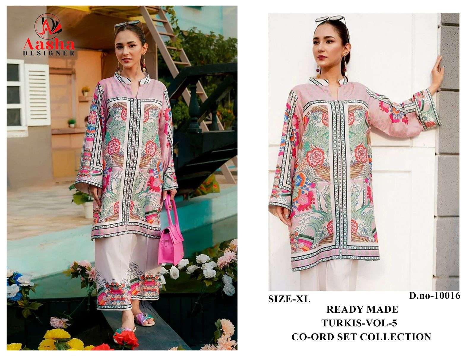 TURKIS VOL-5 READY MADE CO-ORD SET by Aasha-02