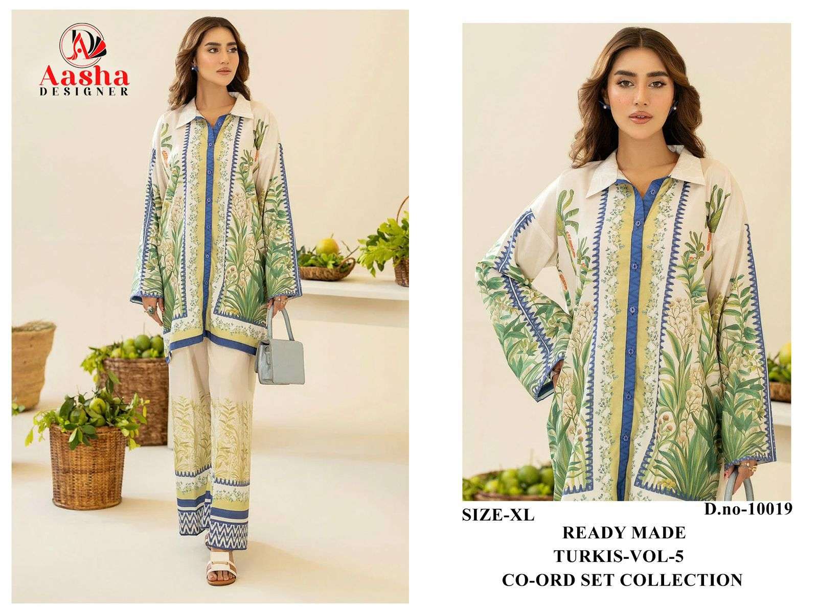 TURKIS VOL-5 READY MADE CO-ORD SET by Aasha-03