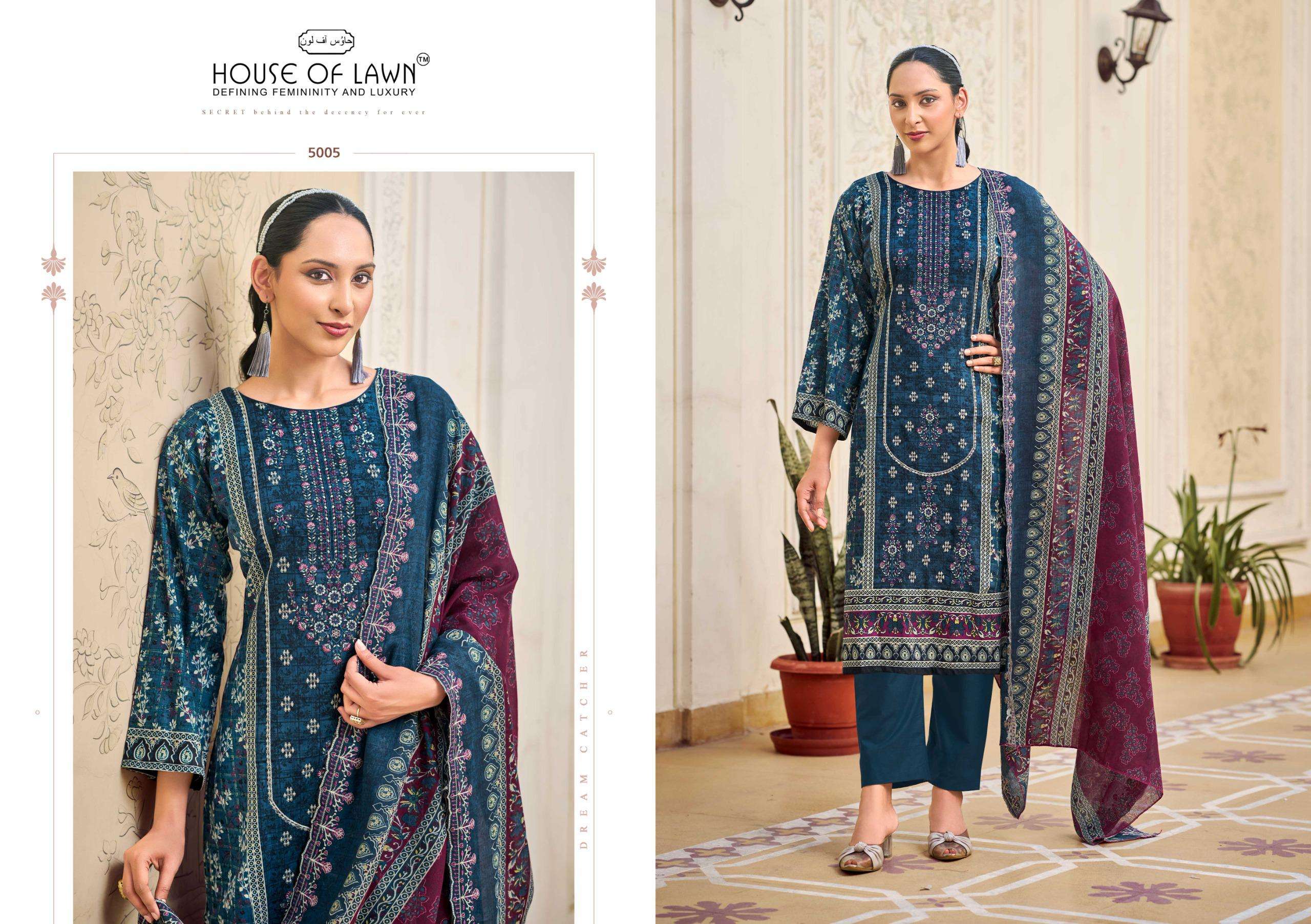 BIN SAEED 4 TOP&DUP WORK by HOUSE OF LAWN-06