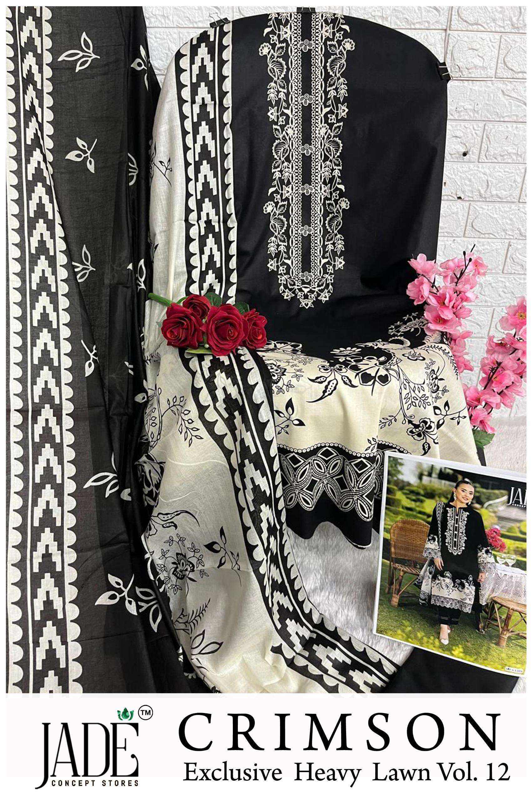 CRIMSON EXCLUSIVE HEAVY LAWN COLLECTION VOL12 BY JADE-04