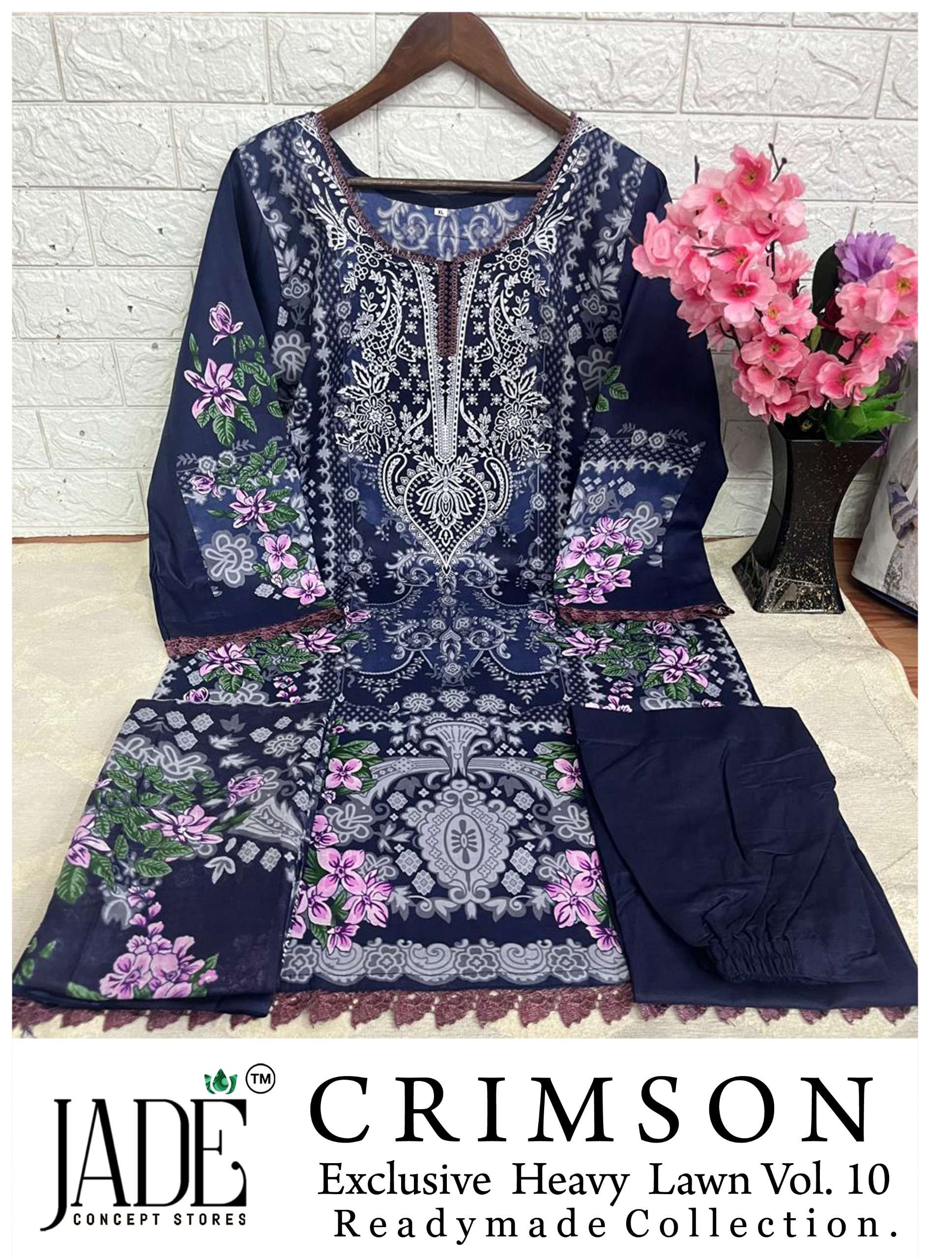 CRIMSON EXCLUSIVE LAWN COLLECTION VOL 10 by Jade-05