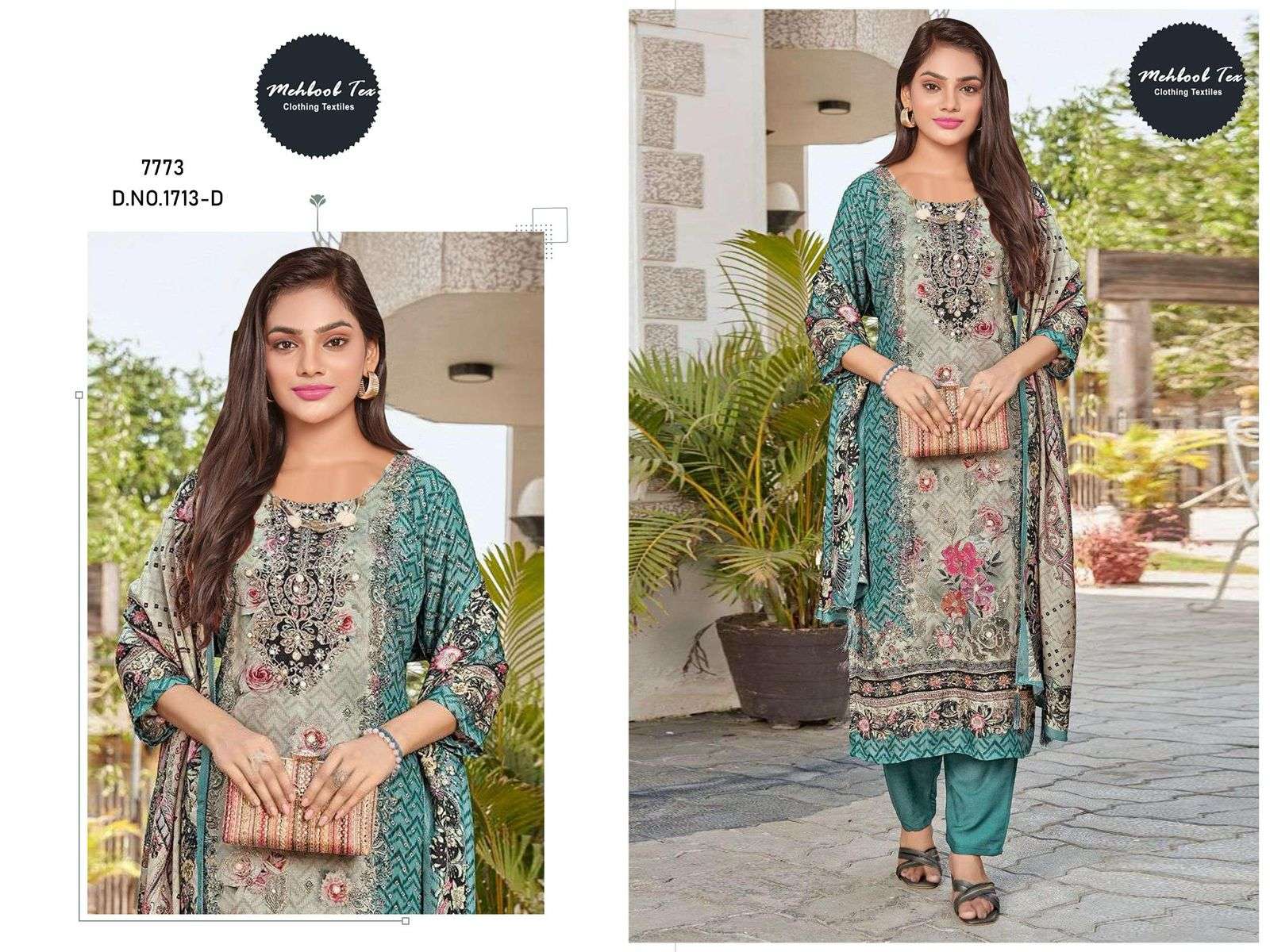 Design No 1713 colours by MEHBBOB TEX-04