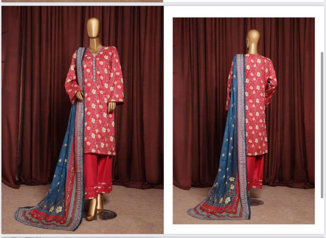 Exclusive Printed with Farshi Shalwar Volume 3 by BIN SAEED-13