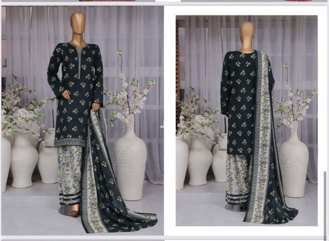 Exclusive Printed with Farshi Shalwar Volume 3 by BIN SAEED-16