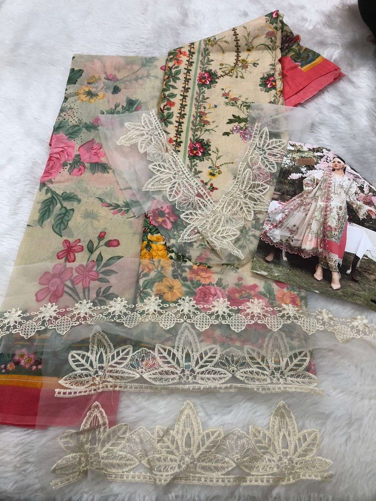 Falah Premium Cotton Collection code -30523 Falah Designer Suits-02