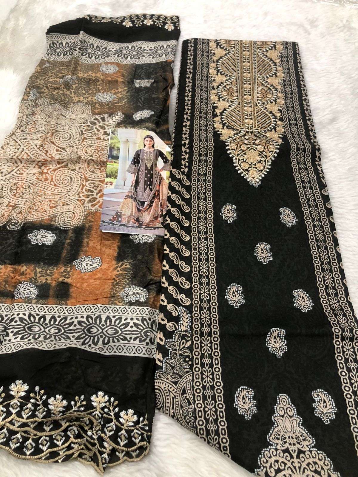 Falah Premium Cotton Collection code -:30525 Falah Designer Suits-01