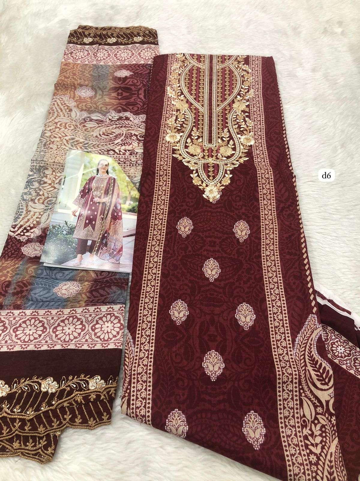 Falah Premium Cotton Collection code -:30525 Falah Designer Suits-05