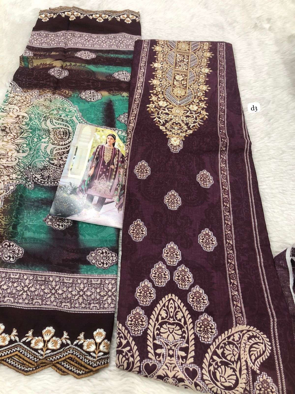 Falah Premium Cotton Collection code -:30525 Falah Designer Suits-07