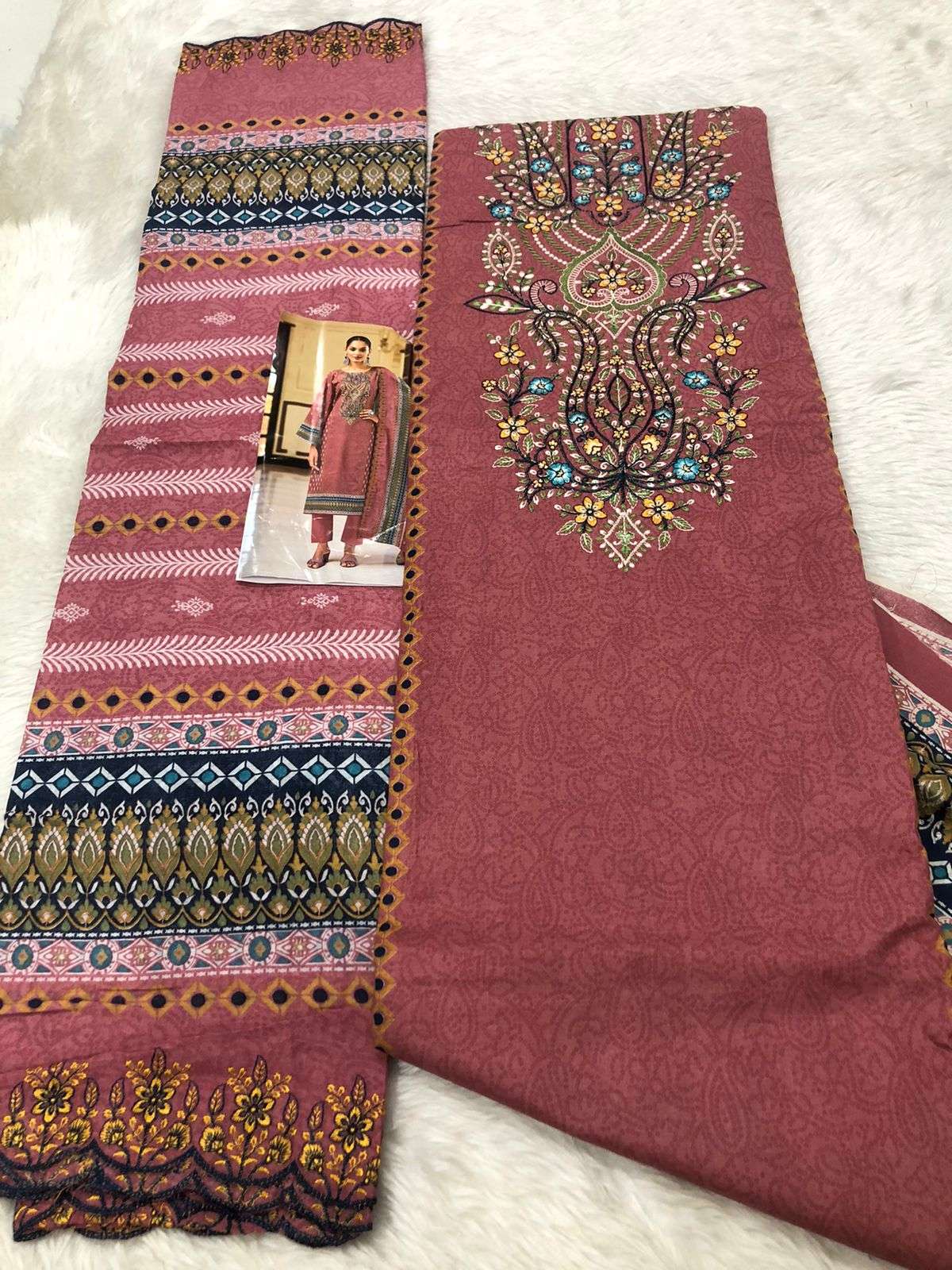 Falah Premium Cotton Collection code -30526 Falah Designer Suits-04