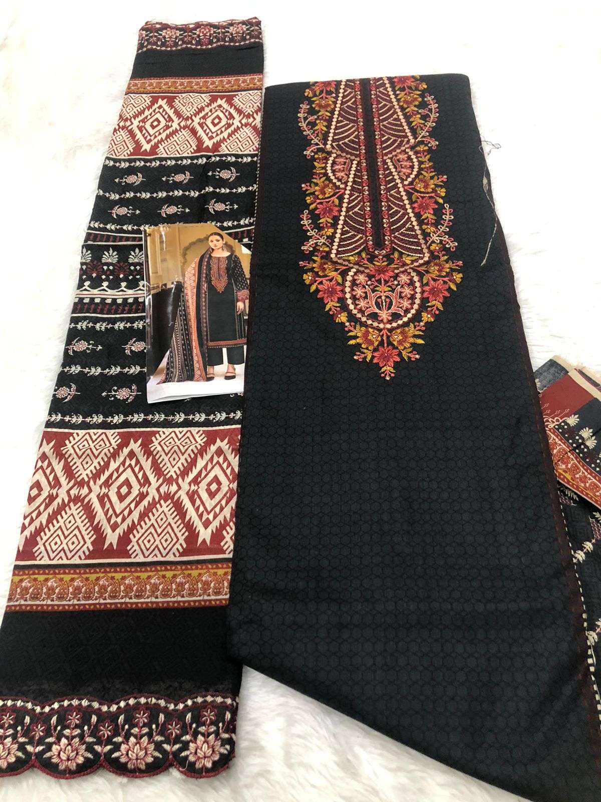 Falah Premium Cotton Collection code -30526 Falah Designer Suits-06