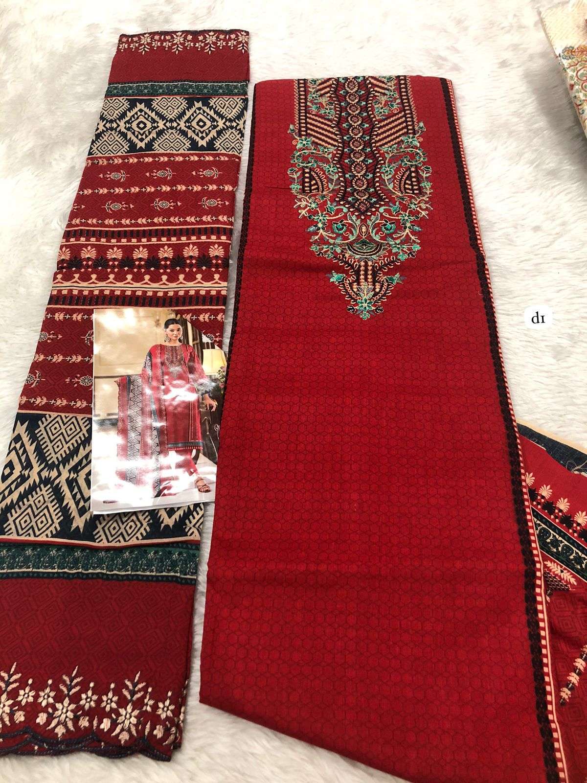 Falah Premium Cotton Collection code -30526 Falah Designer Suits-07