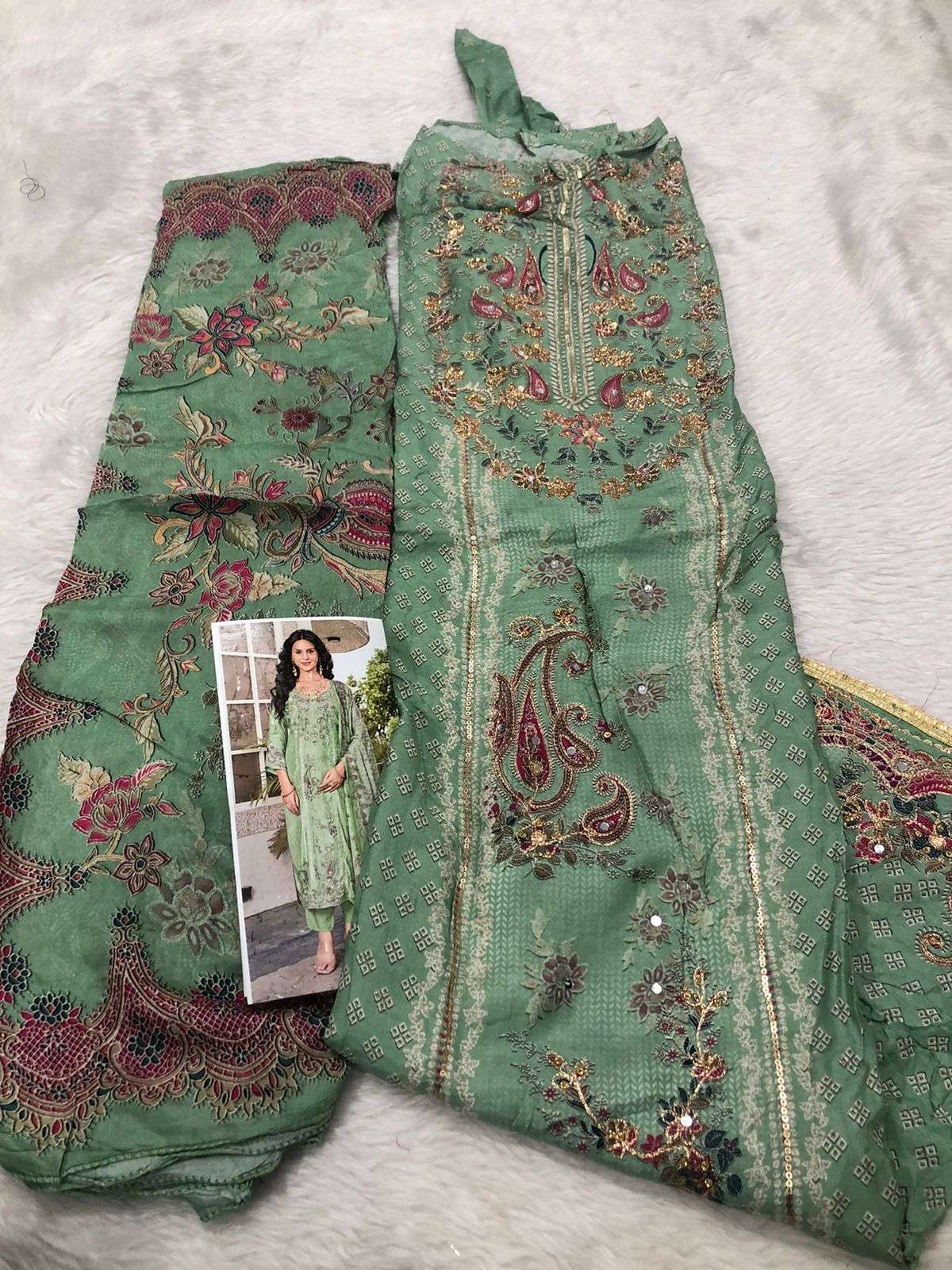 Falah Premium Maslin Collection code 30529 by Falah Designer Suits-02