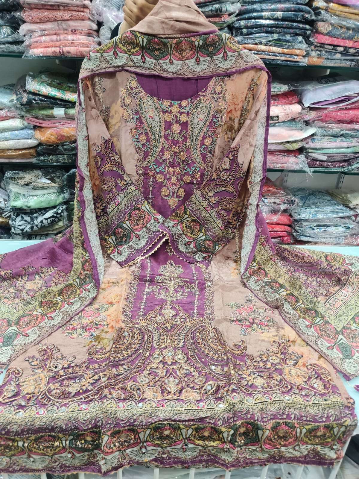 Falah Premium Maslin Collection code 30532 by Falah Designer Suits-01