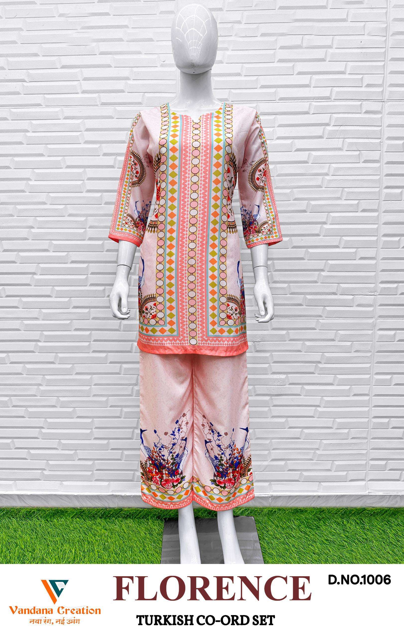 FLORENCE VOL-1 TURKISH CO-ORD SET by Vandana-01