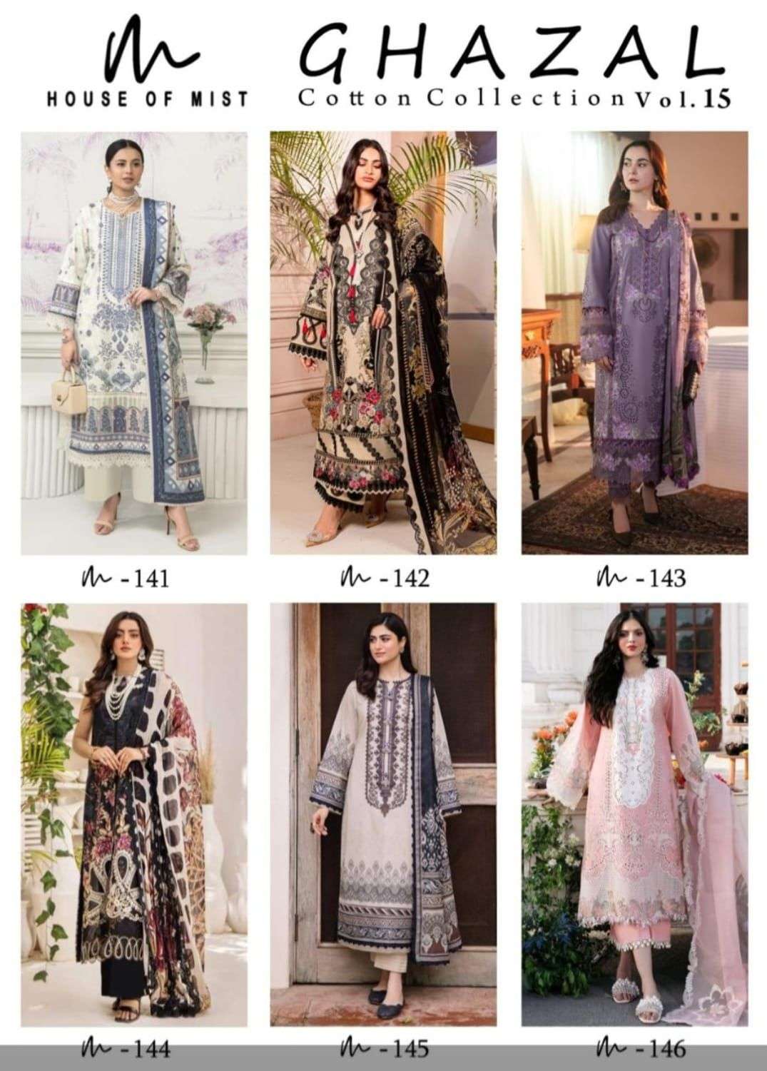 GHAZAL COTTON COLLECTION 15 BY HOUSE OF MIST-01-06