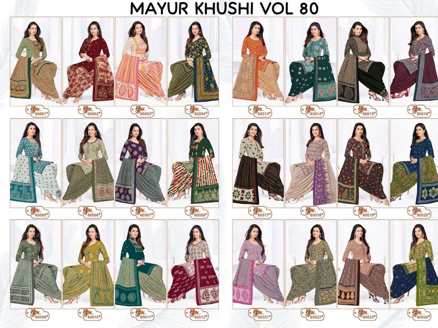 KHUSHI VOL 80 by MAYUR CREATION-01-24