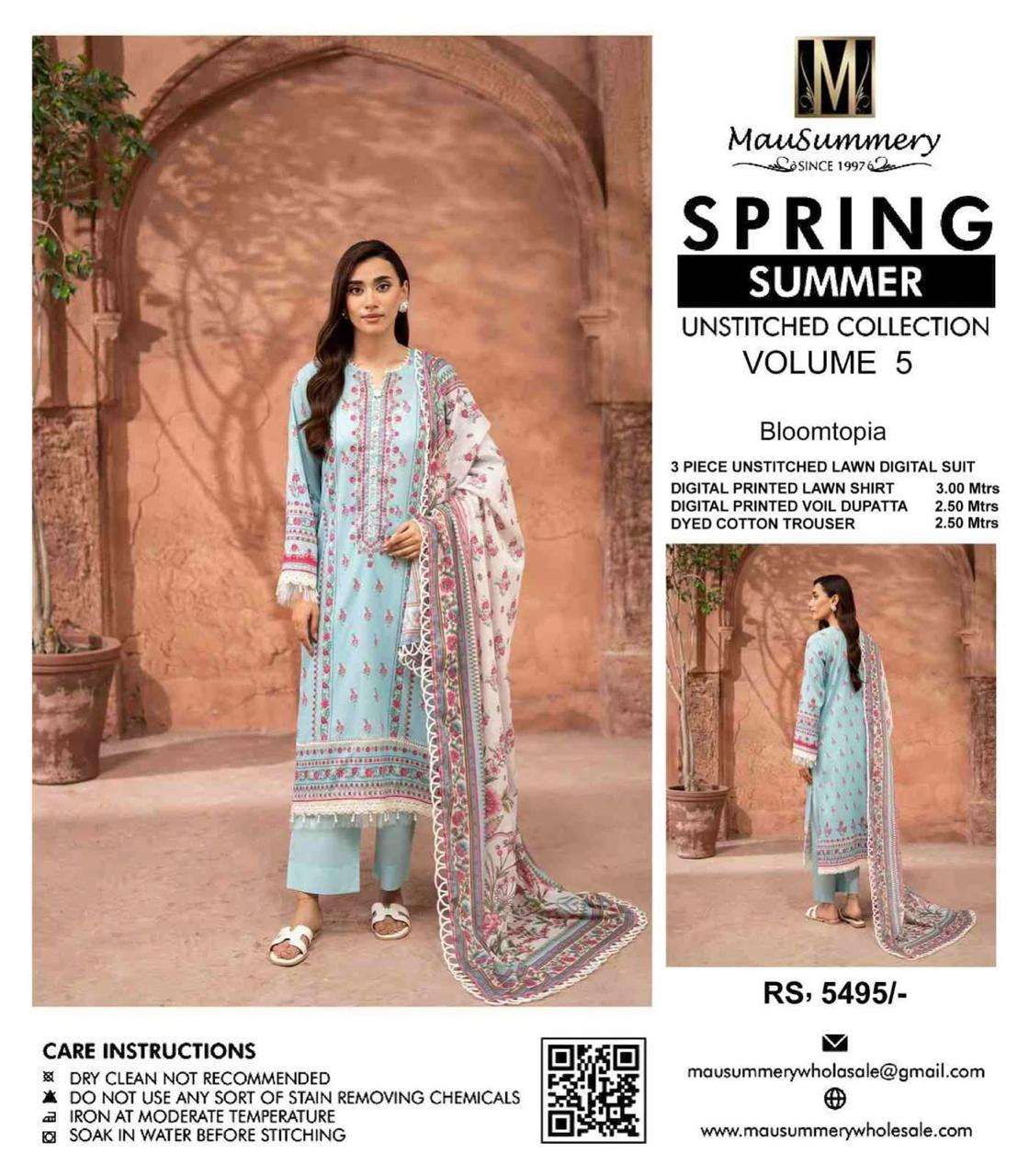 Mausammery Lawn Vol - 5 2025 by Mausammery-04