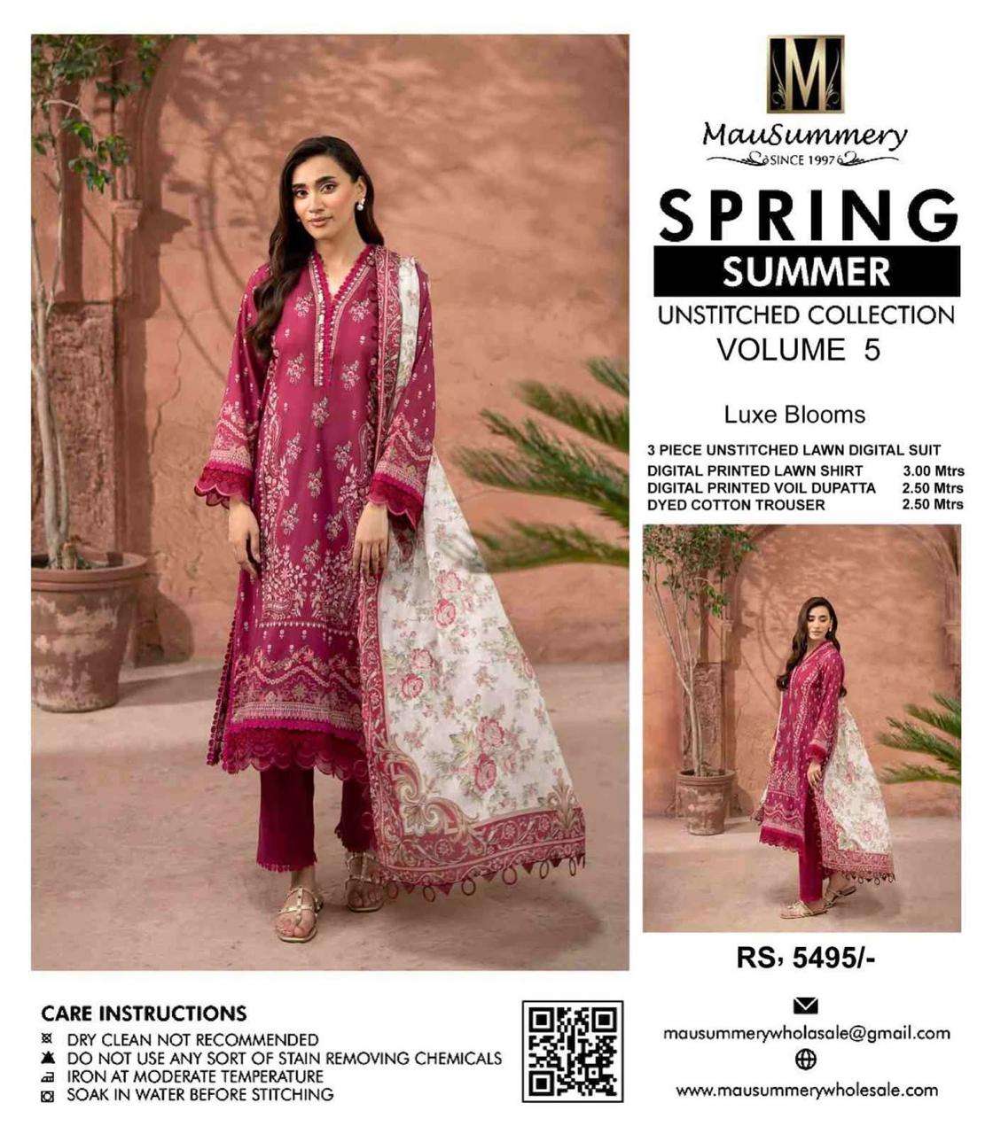 Mausammery Lawn Vol - 5 2025 by Mausammery-08