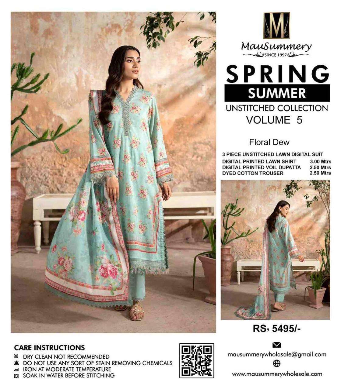 Mausammery Lawn Vol - 5 2025 by Mausammery-09