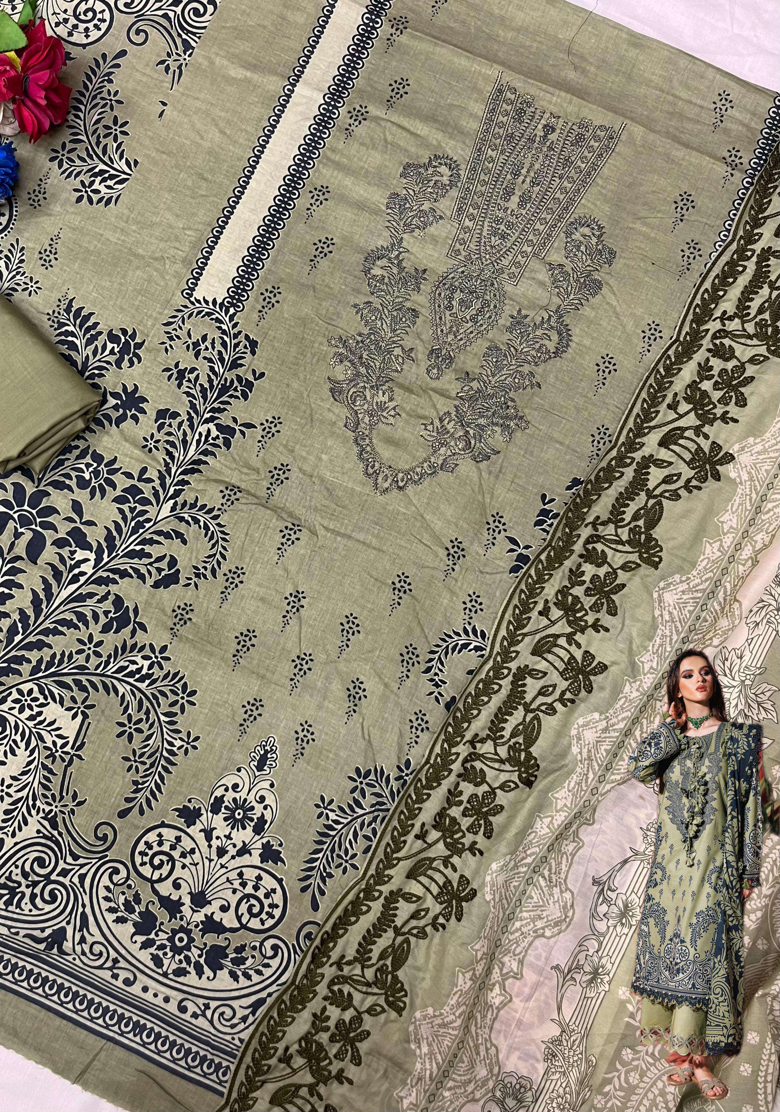 NEEDLE WONDER PREMIUM LAWN VOL-2 BY SHREE-10