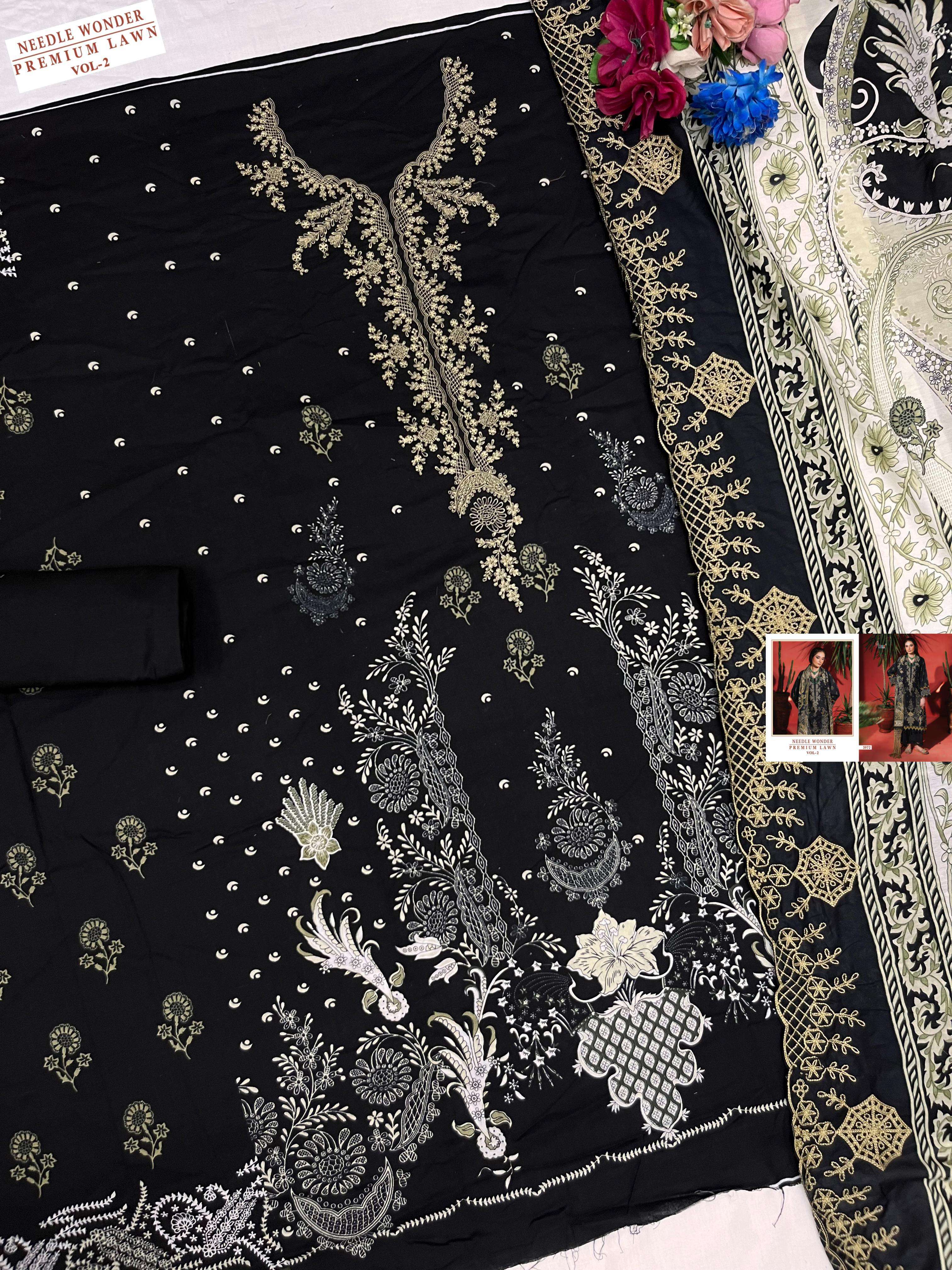 NEEDLE WONDER PREMIUM LAWN VOL-2 BY SHREE-12
