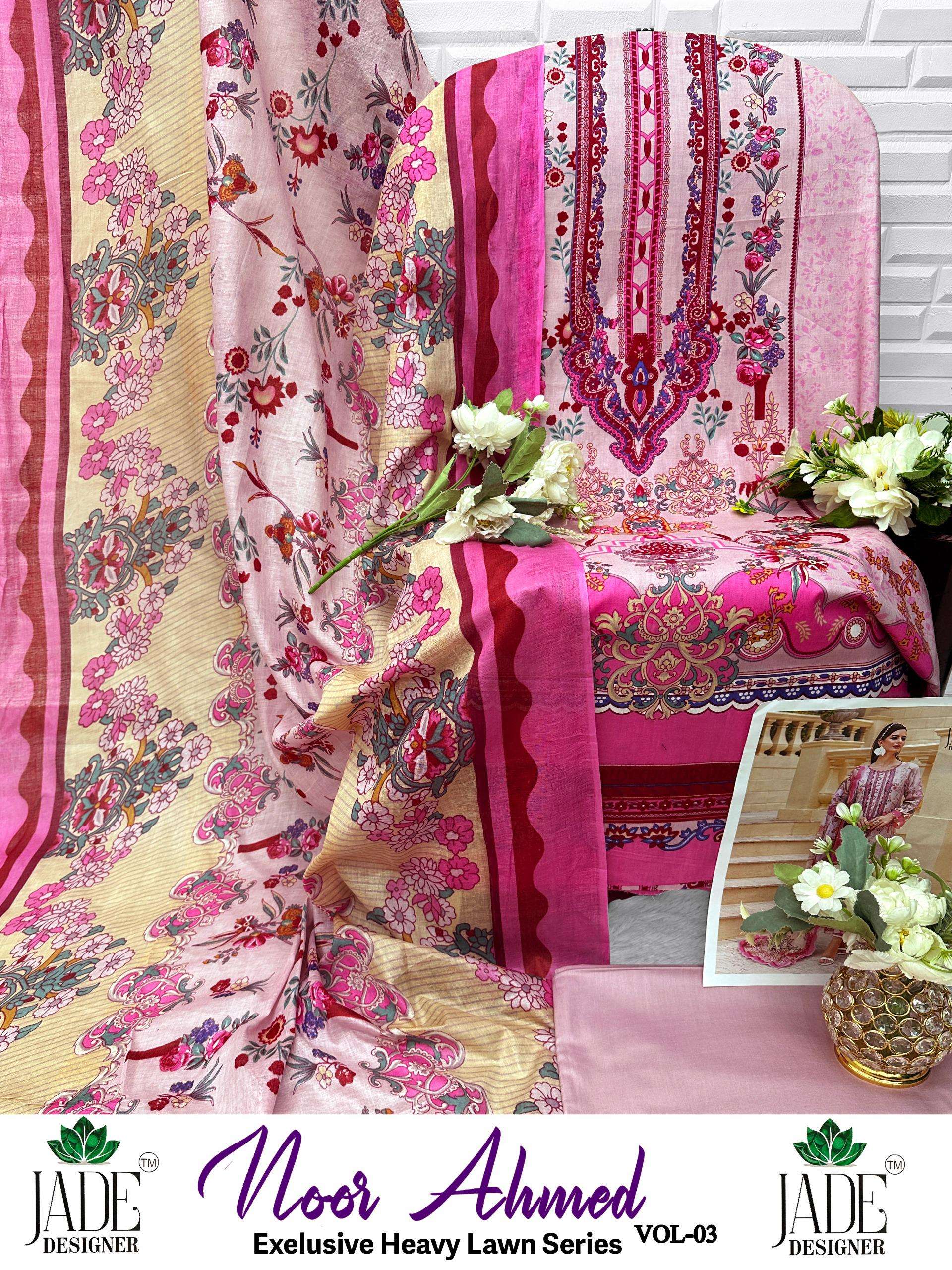 NOOR AHMED VOL-3 HEAVY LAWN by JADE-04