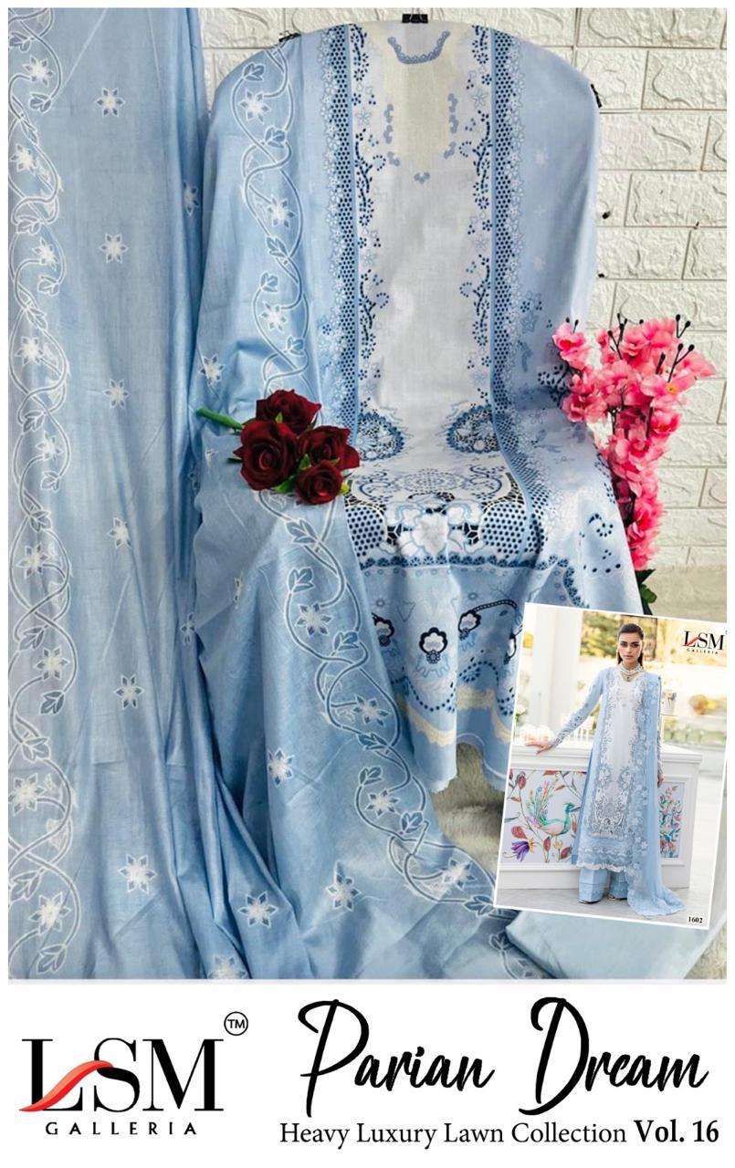 PARIAN DREAM HEAVY LUXURY LAWN COLLECTION VOL 16 by LSM-07