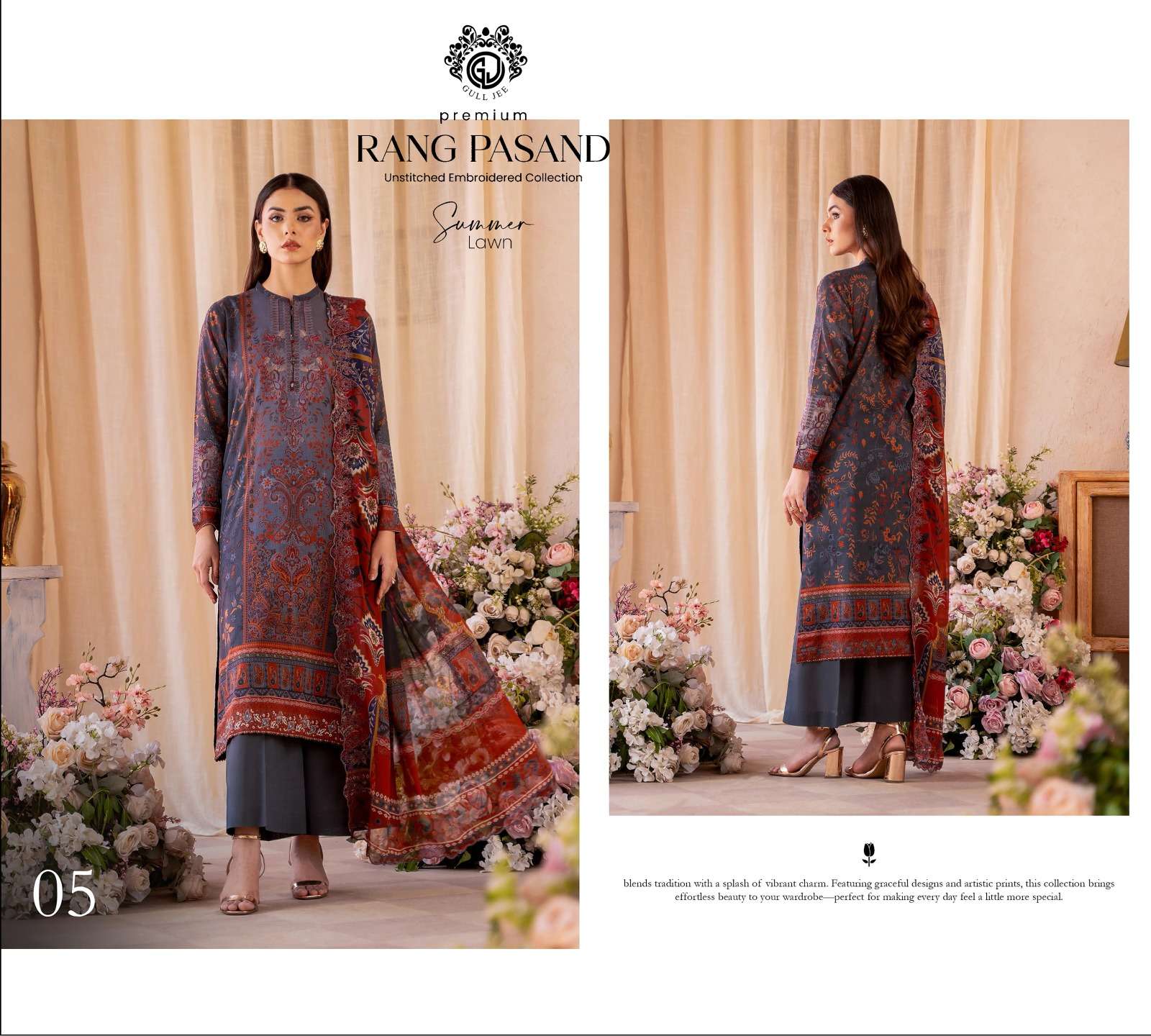 Rang Pasand by Gul Jee Lawn 2025-01