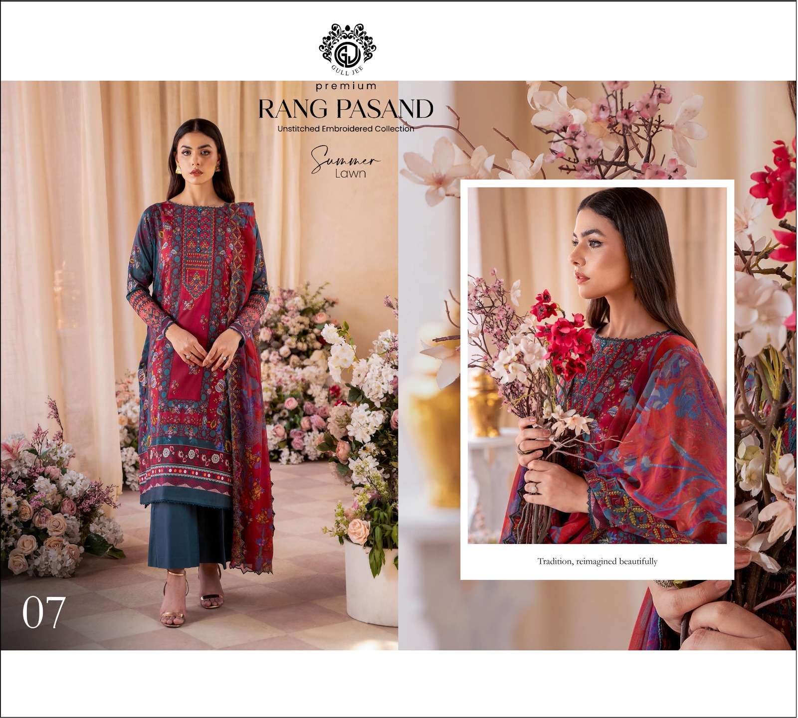 Rang Pasand by Gul Jee Lawn 2025-05