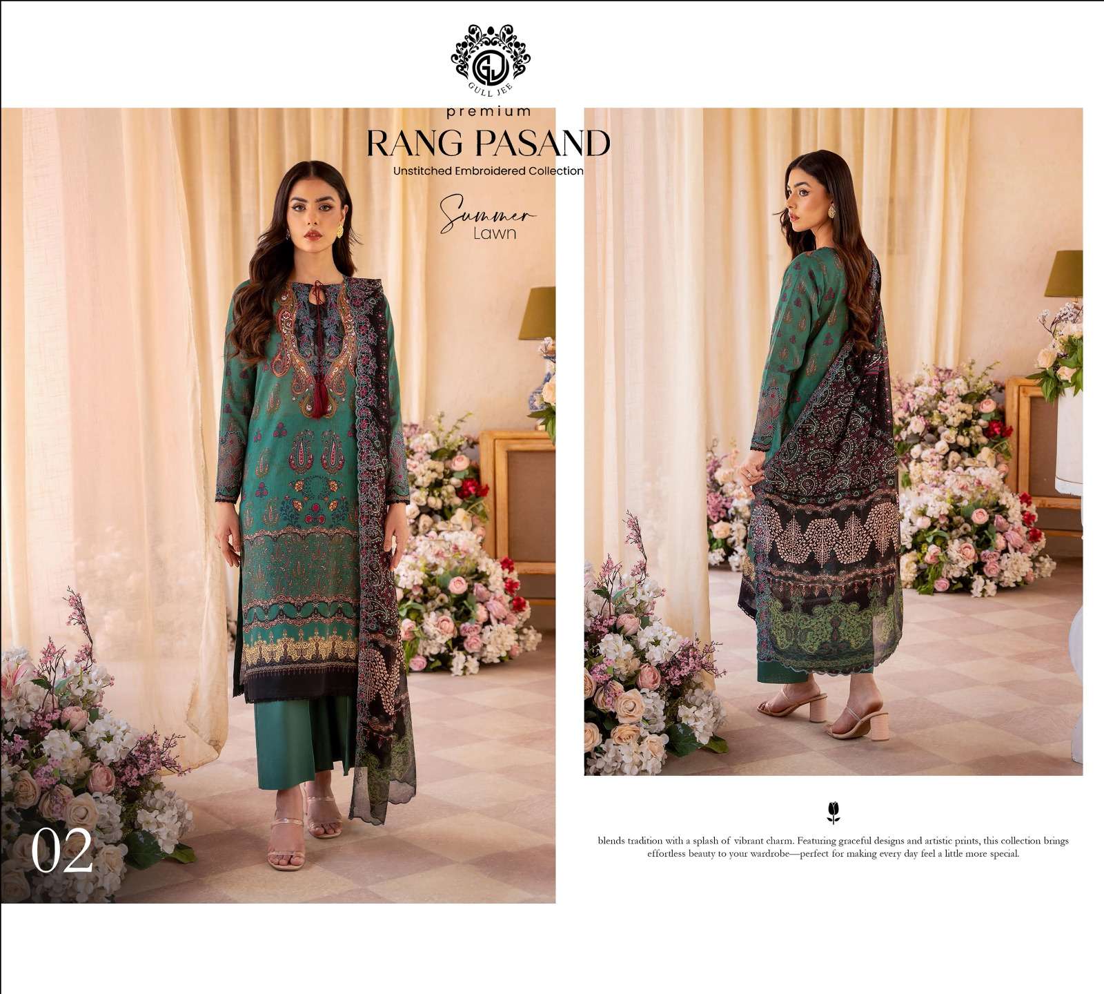 Rang Pasand by Gul Jee Lawn 2025-06