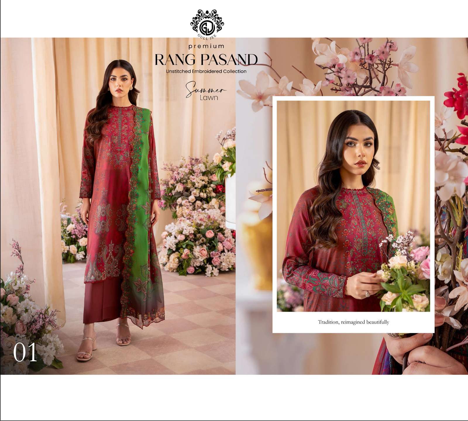 Rang Pasand by Gul Jee Lawn 2025-10