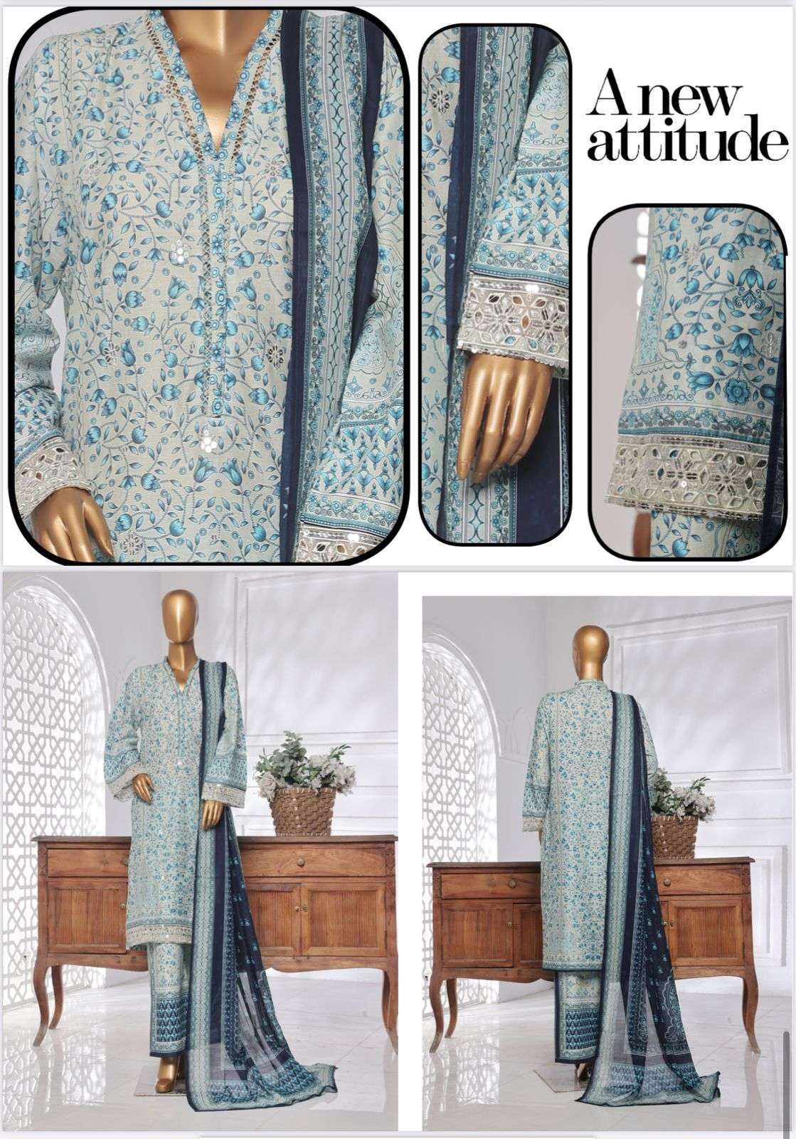 RTW BIN SAEED LAWN EMBROIDERED by BIN SAEED-08