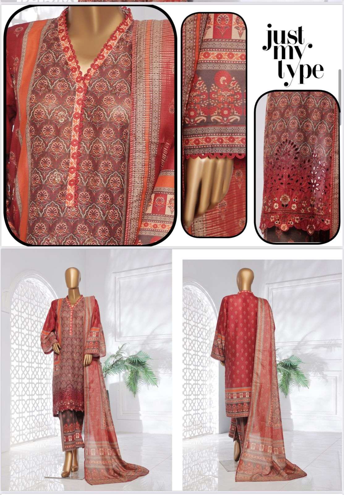 RTW BIN SAEED LAWN EMBROIDERED by BIN SAEED-14