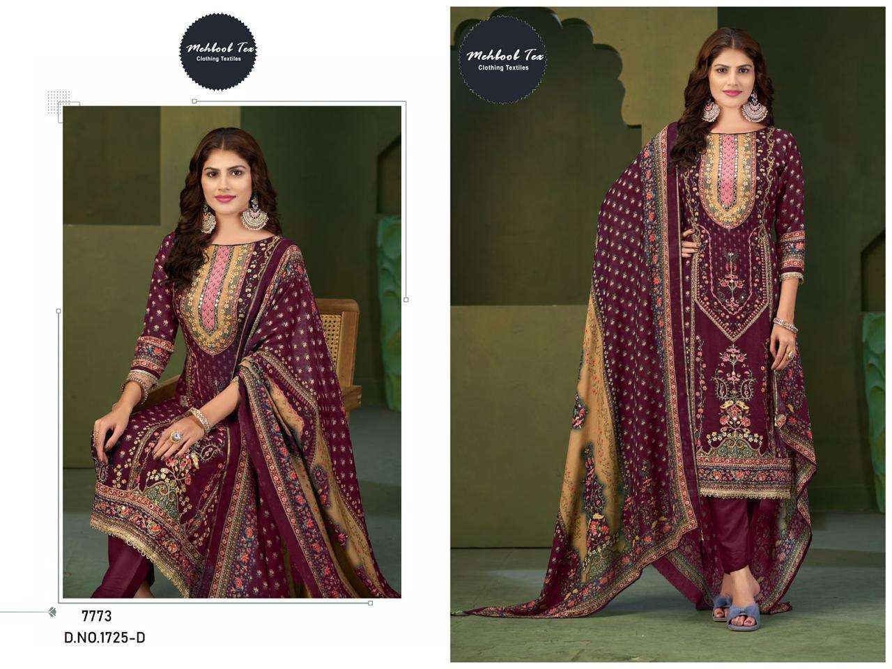 1725 ABCD new Colurs by MEHBBOB TEX-01