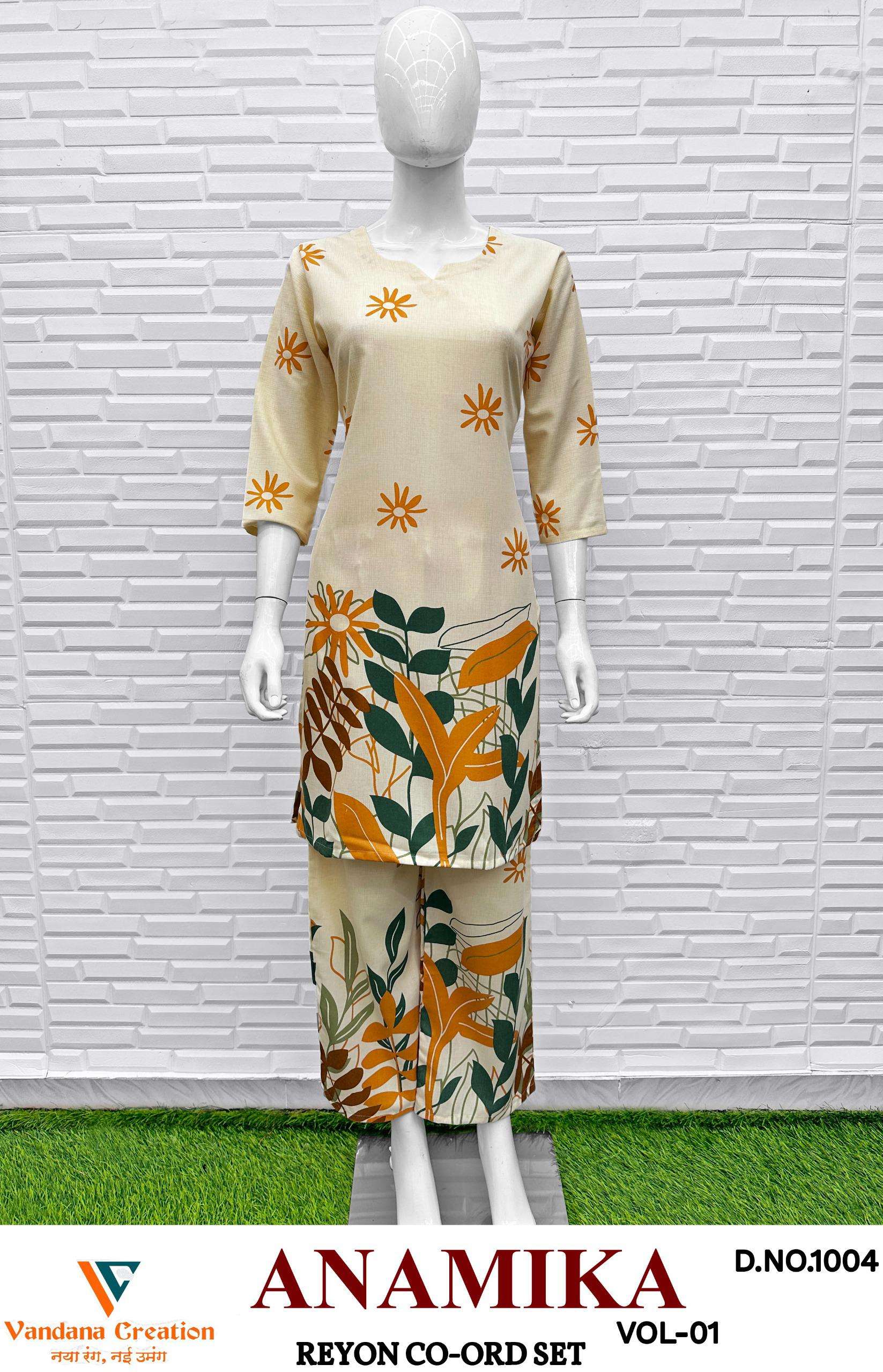 ANAMIKA VOL-1CO-ORD SET by Vandana-08