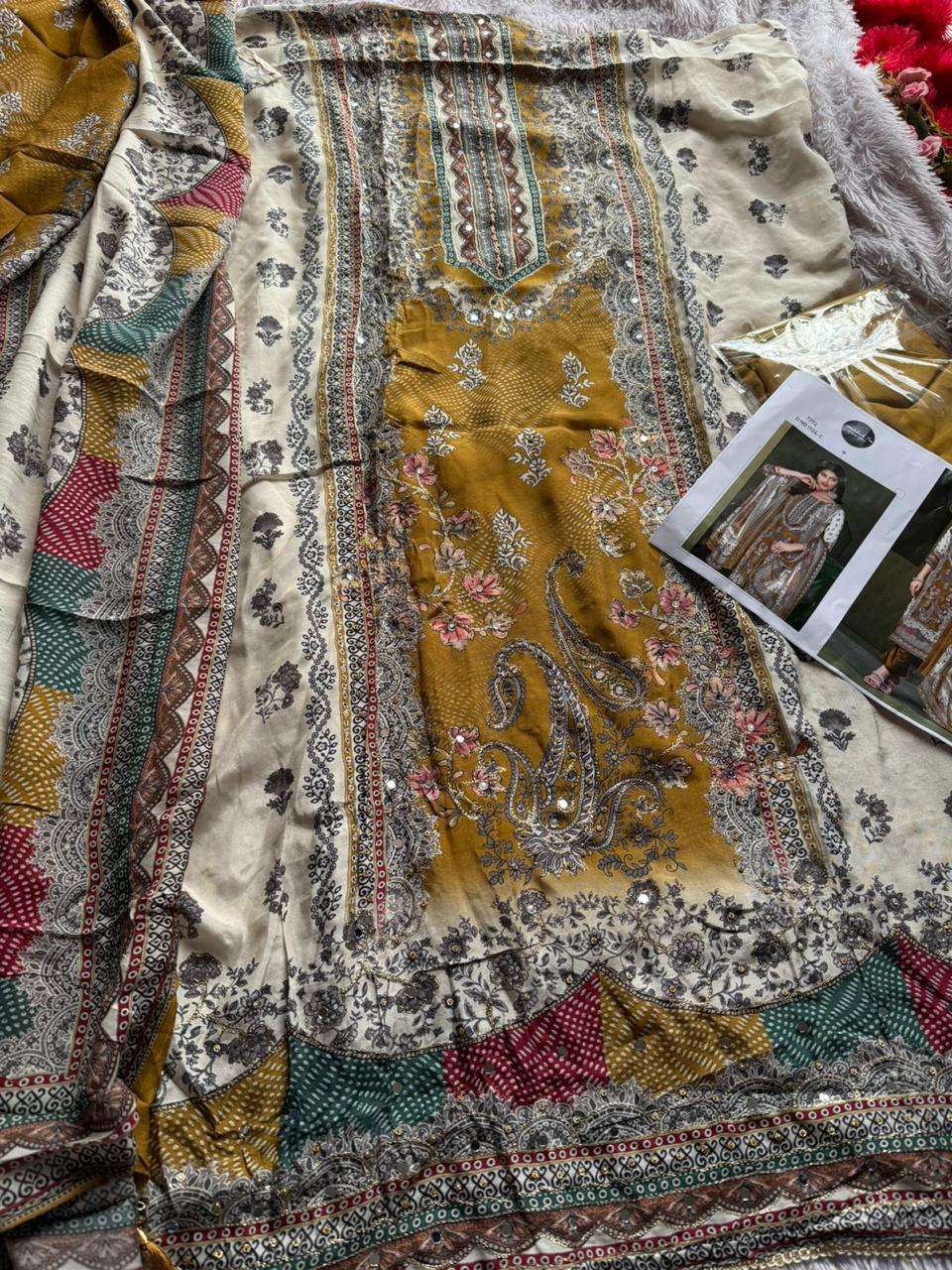 Design No - 1724 ABCD MEHBBOB TEX-02