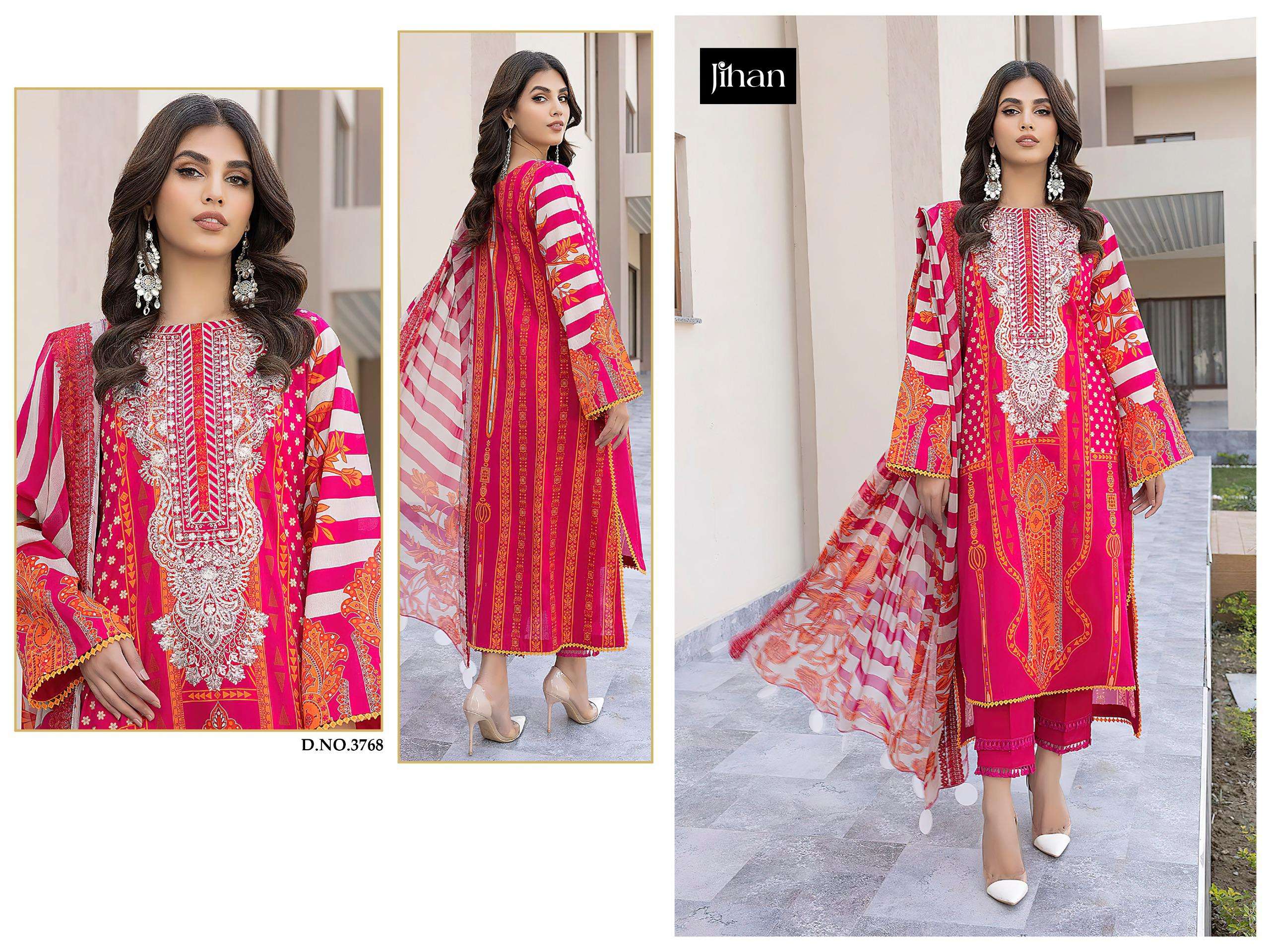 LUXURY LAWN COLLECTION D no:-3768 BY JIHAN-02