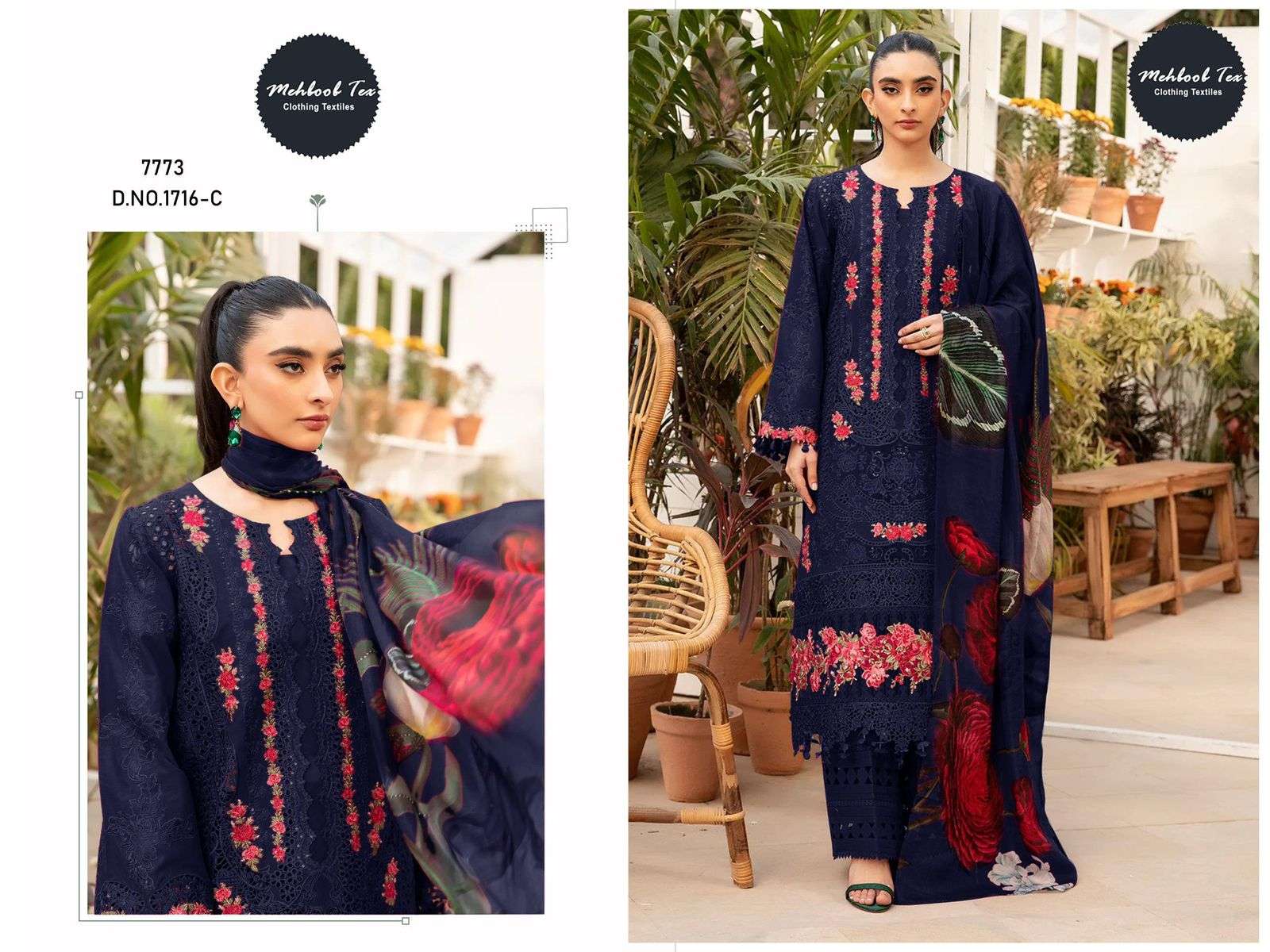 OMBRE PREMIUM VOL-3 DNo - 1716 by MEHBOOB TEX-03