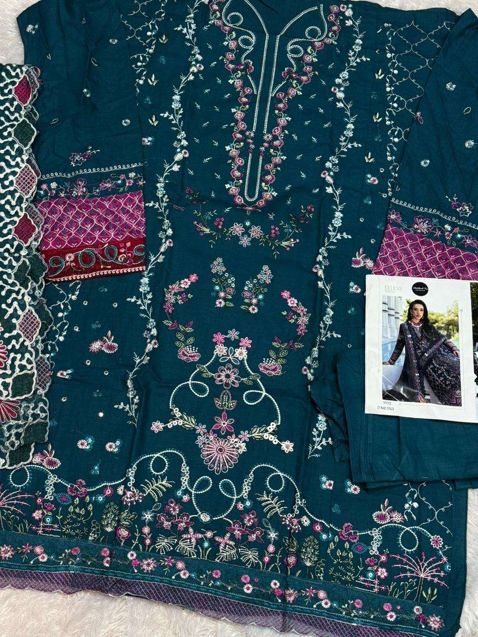 OMBRE PREMIUM VOL-4 D No -1743 & 1744 by MEHBOOB TEX-04