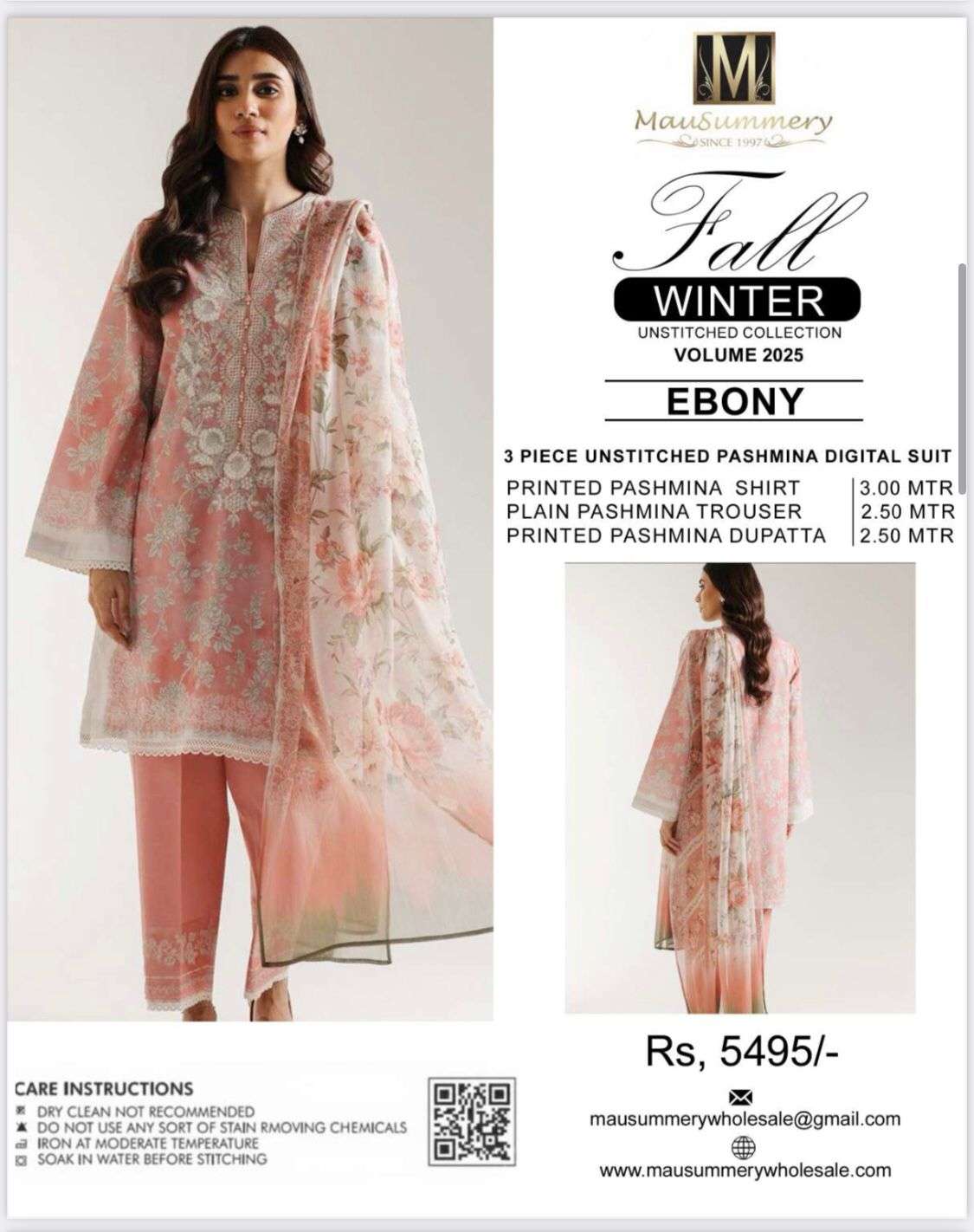 Pashmina Prints 2025-2026 by Mausummery-08